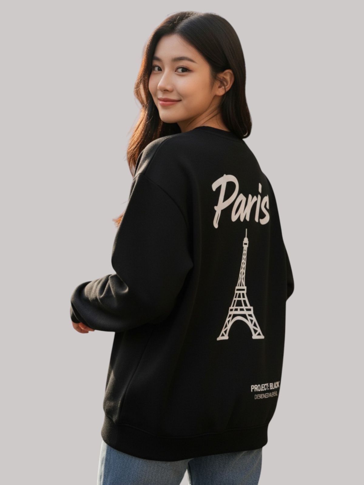 지블랙(ZBLACK) 글로벌 시티 씨리즈 맨투맨 PARIS