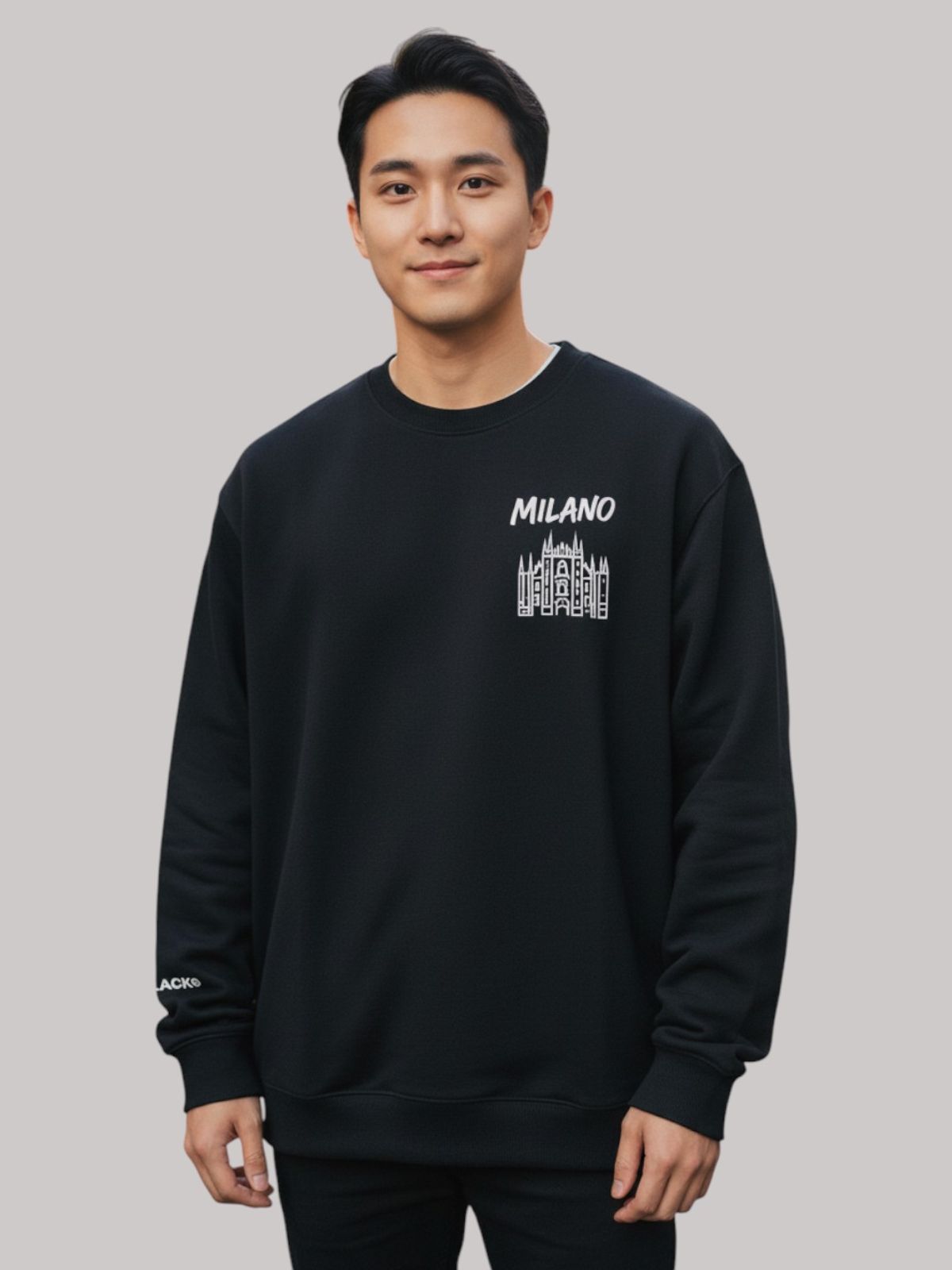 지블랙(ZBLACK) 글로벌 시티 씨리즈 맨투맨 MILANO