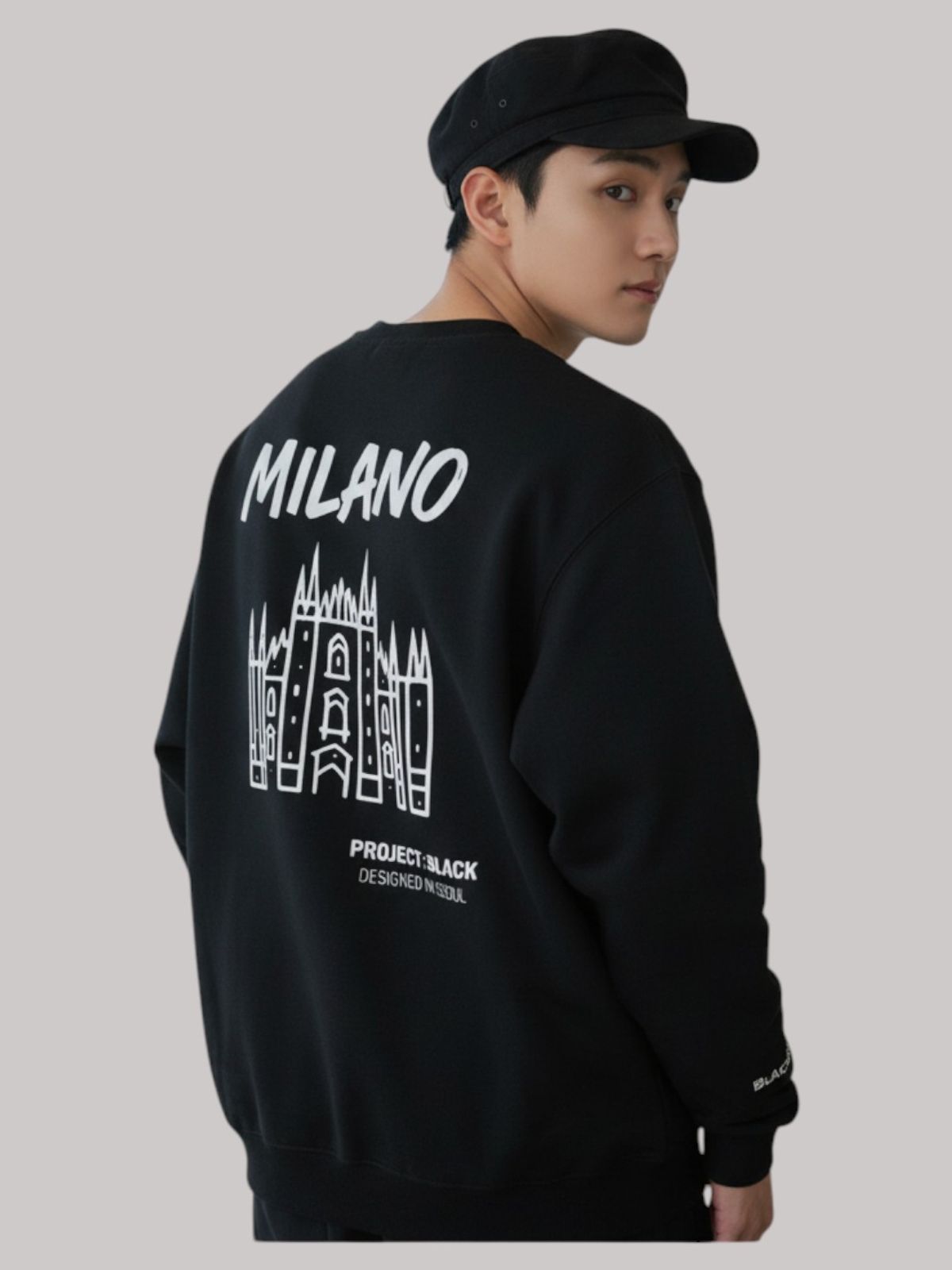 지블랙(ZBLACK) 글로벌 시티 씨리즈 맨투맨 MILANO