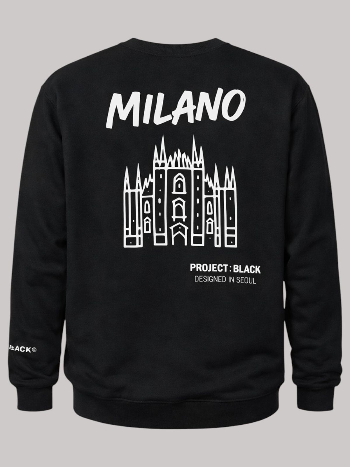 지블랙(ZBLACK) 글로벌 시티 씨리즈 맨투맨 MILANO