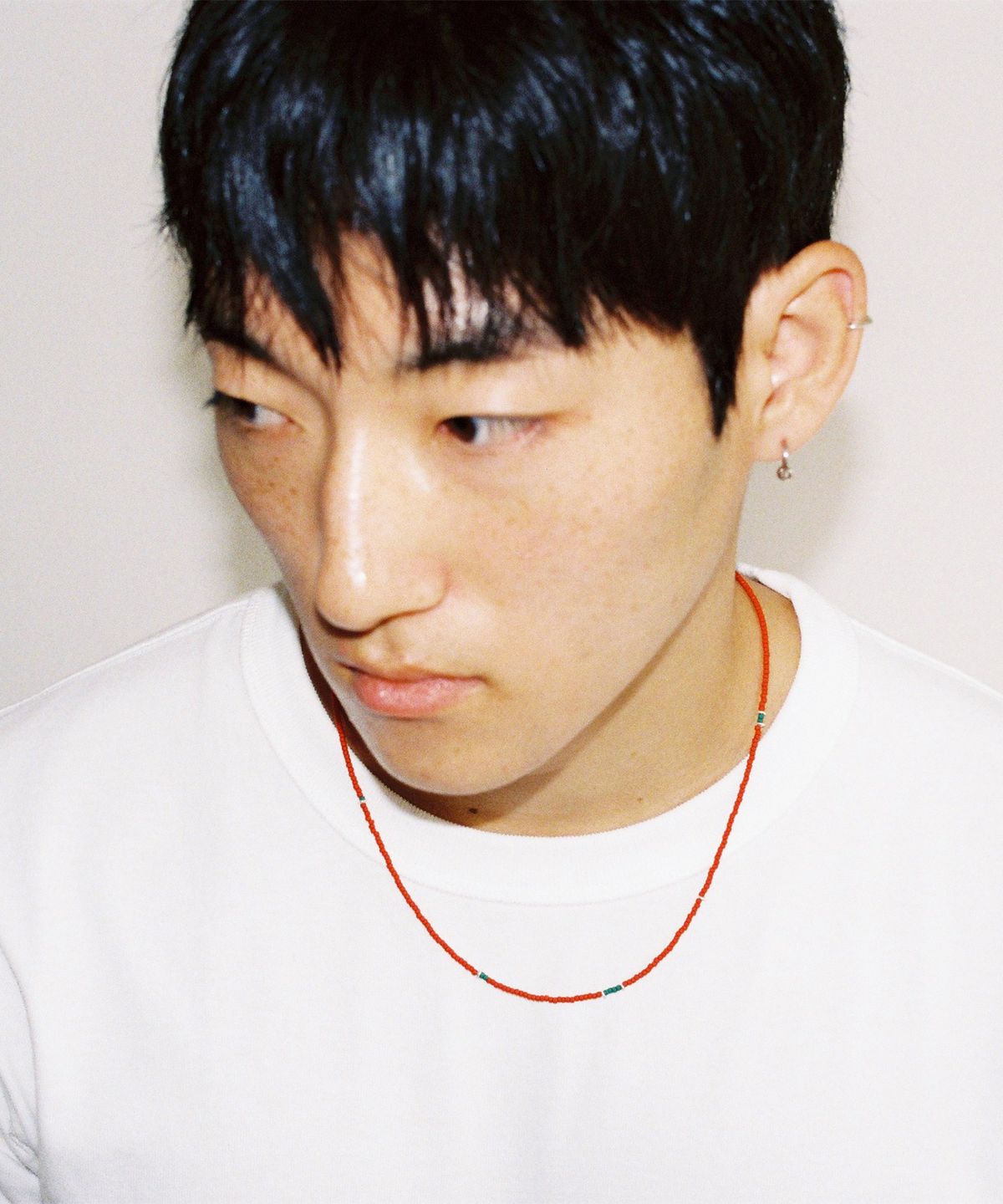 아워피에르(OURPIERRE) 빈티지 로즈 네크리스 (M)