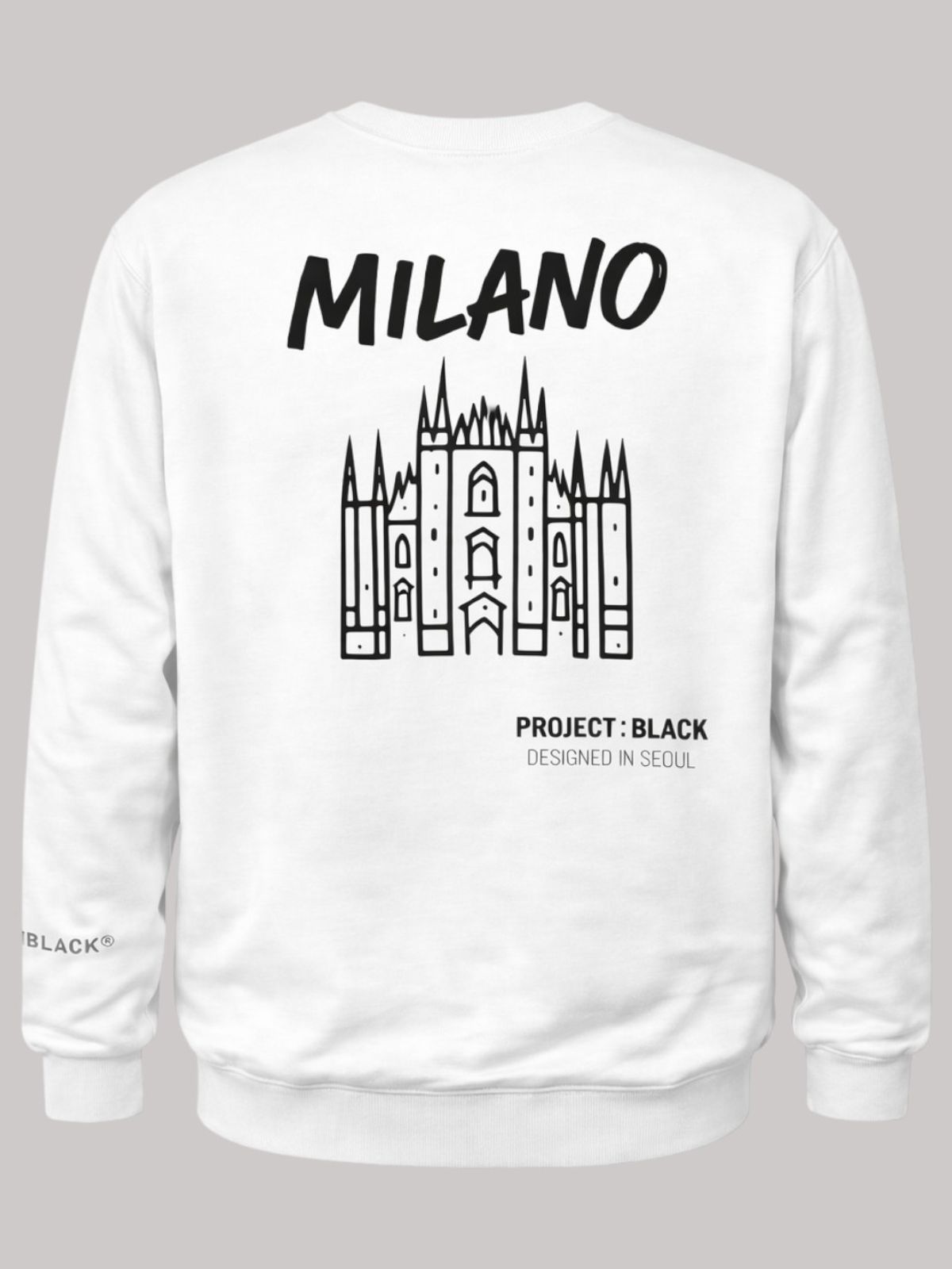 지블랙(ZBLACK) 글로벌 시티 씨리즈 맨투맨 MILANO