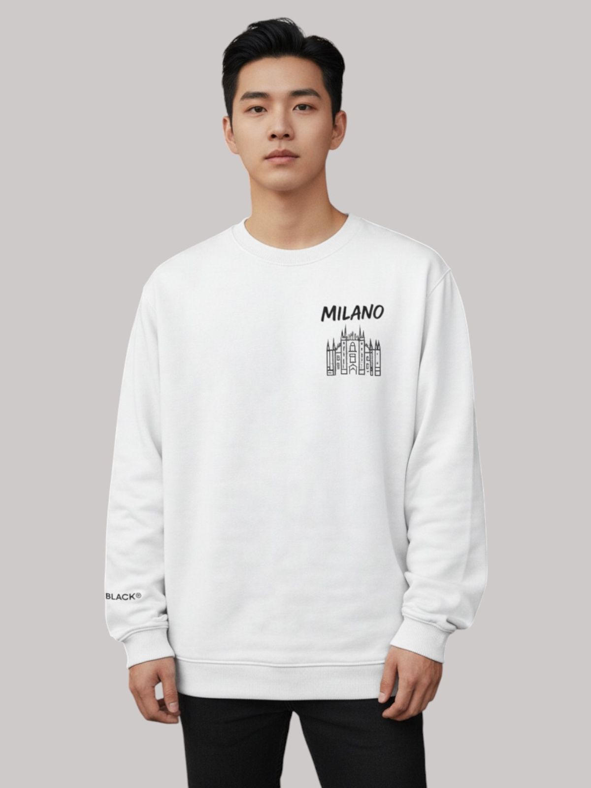 지블랙(ZBLACK) 글로벌 시티 씨리즈 맨투맨 MILANO