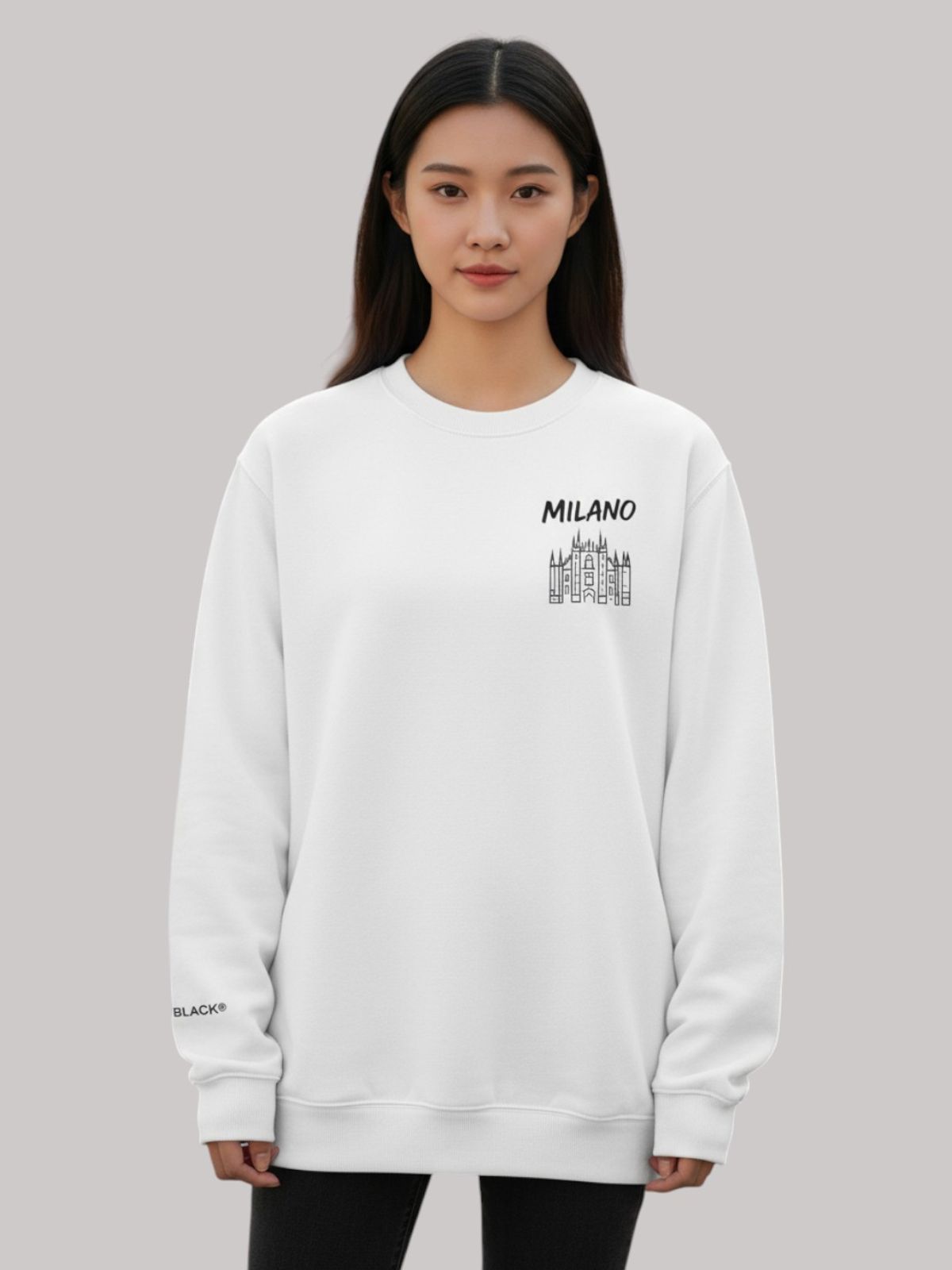 지블랙(ZBLACK) 글로벌 시티 씨리즈 맨투맨 MILANO