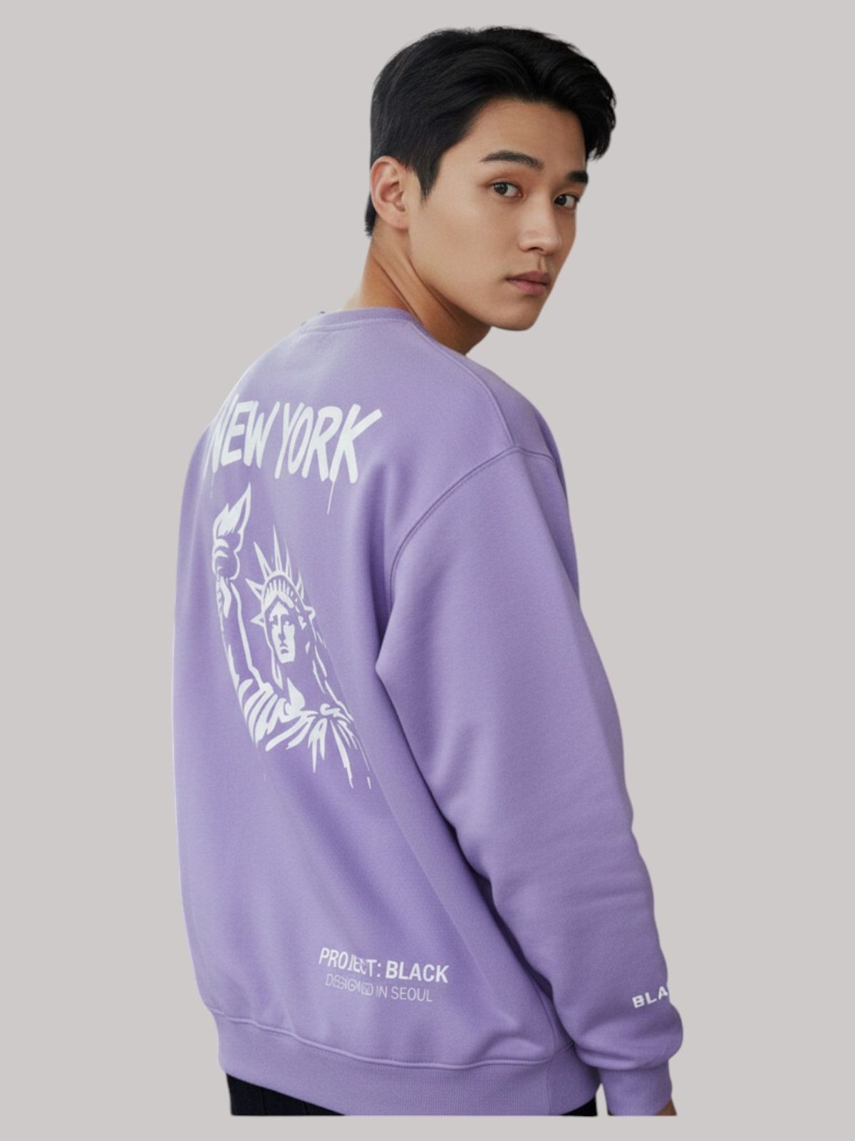 지블랙(ZBLACK) 글로벌 시티 씨리즈 맨투맨 NEW YORK