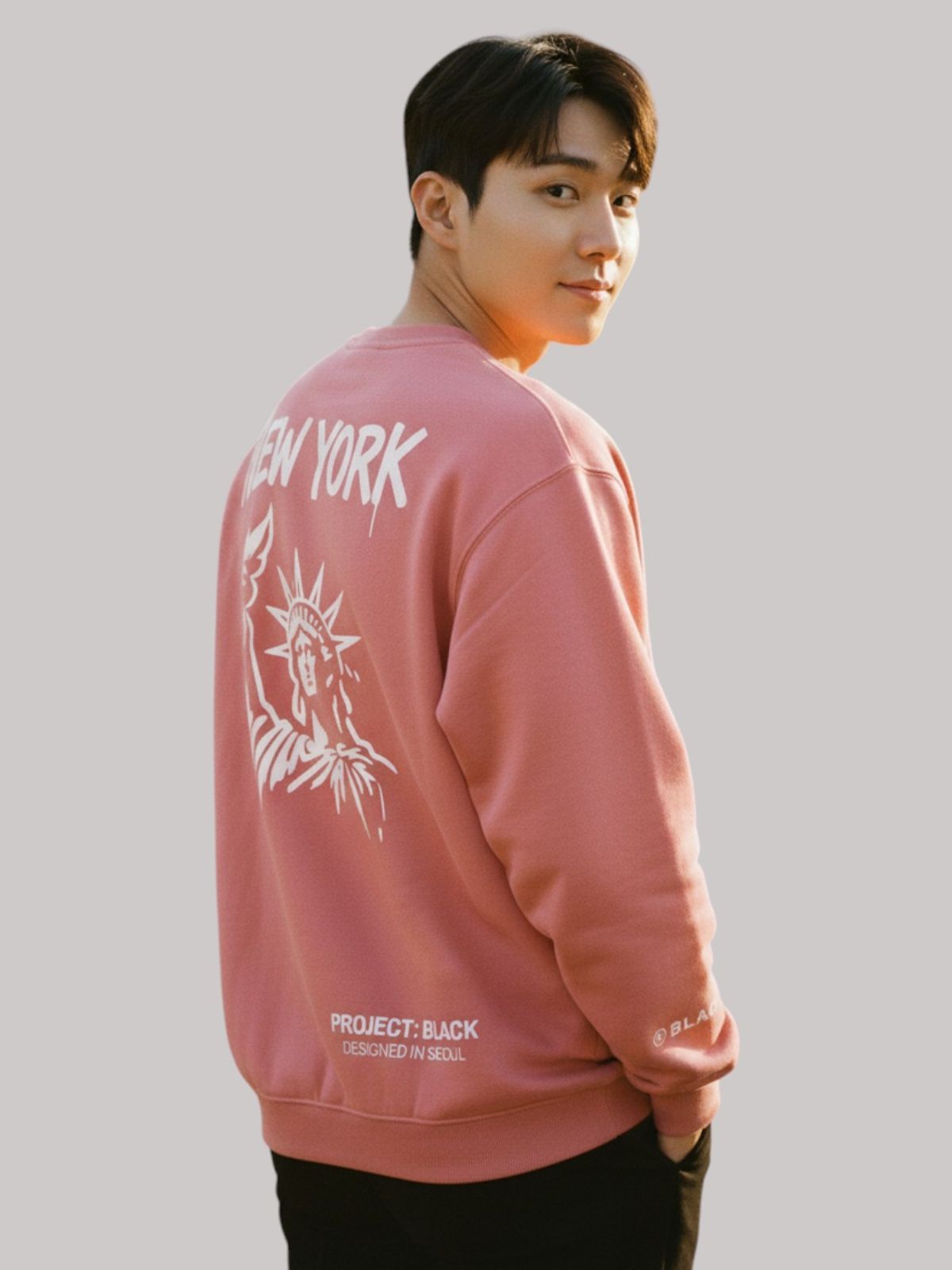 지블랙(ZBLACK) 글로벌 시티 씨리즈 맨투맨 NEW YORK