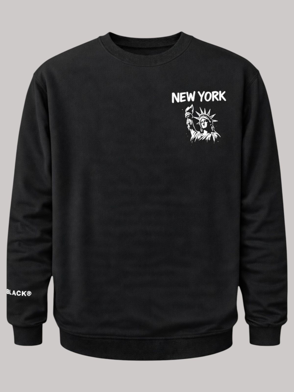 지블랙(ZBLACK) 글로벌 시티 씨리즈 기모 맨투맨 NEW YORK