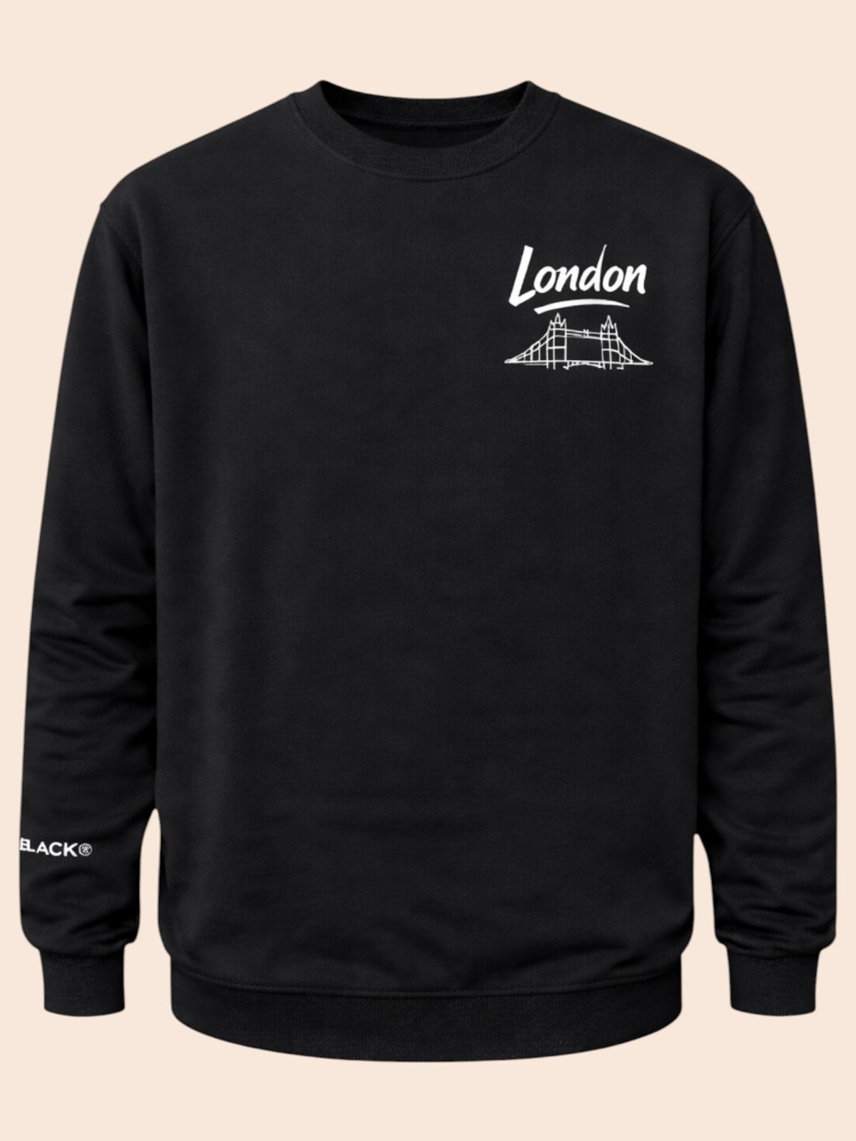 지블랙(ZBLACK) 글로벌 시티 씨리즈 기모  맨투맨 LONDON
