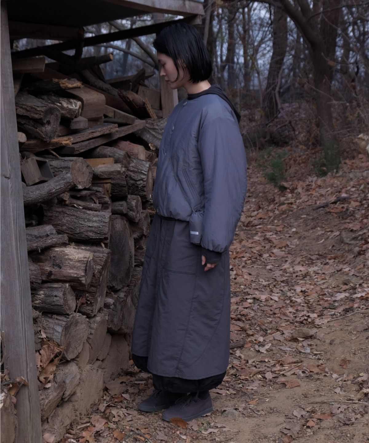 차마스포츠랩(CHAMASPORTSLAB) CSL_Ongi Reversible Skirts_Black