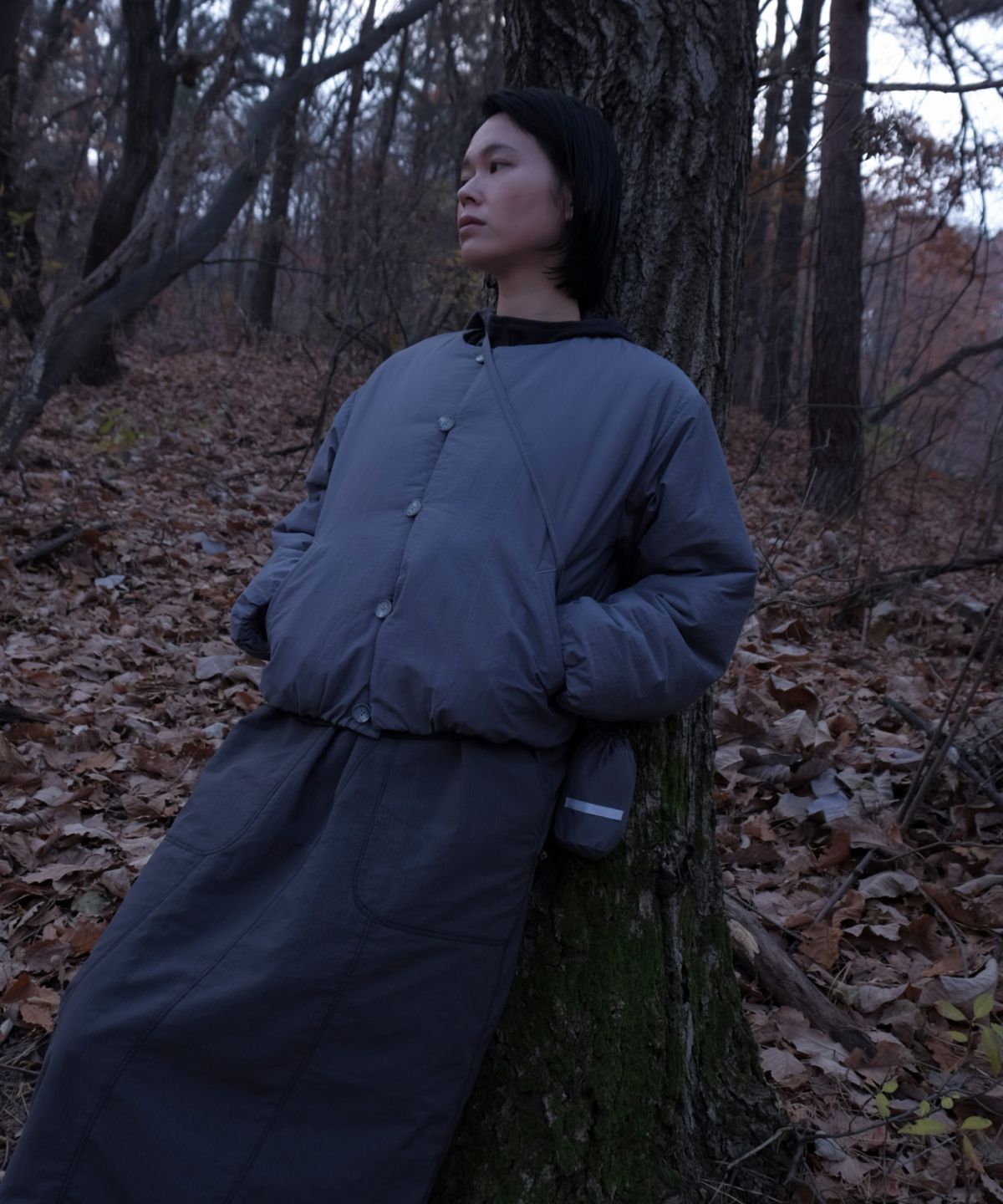 차마스포츠랩(CHAMASPORTSLAB) CSL_Ongi Reversible Skirts_Black