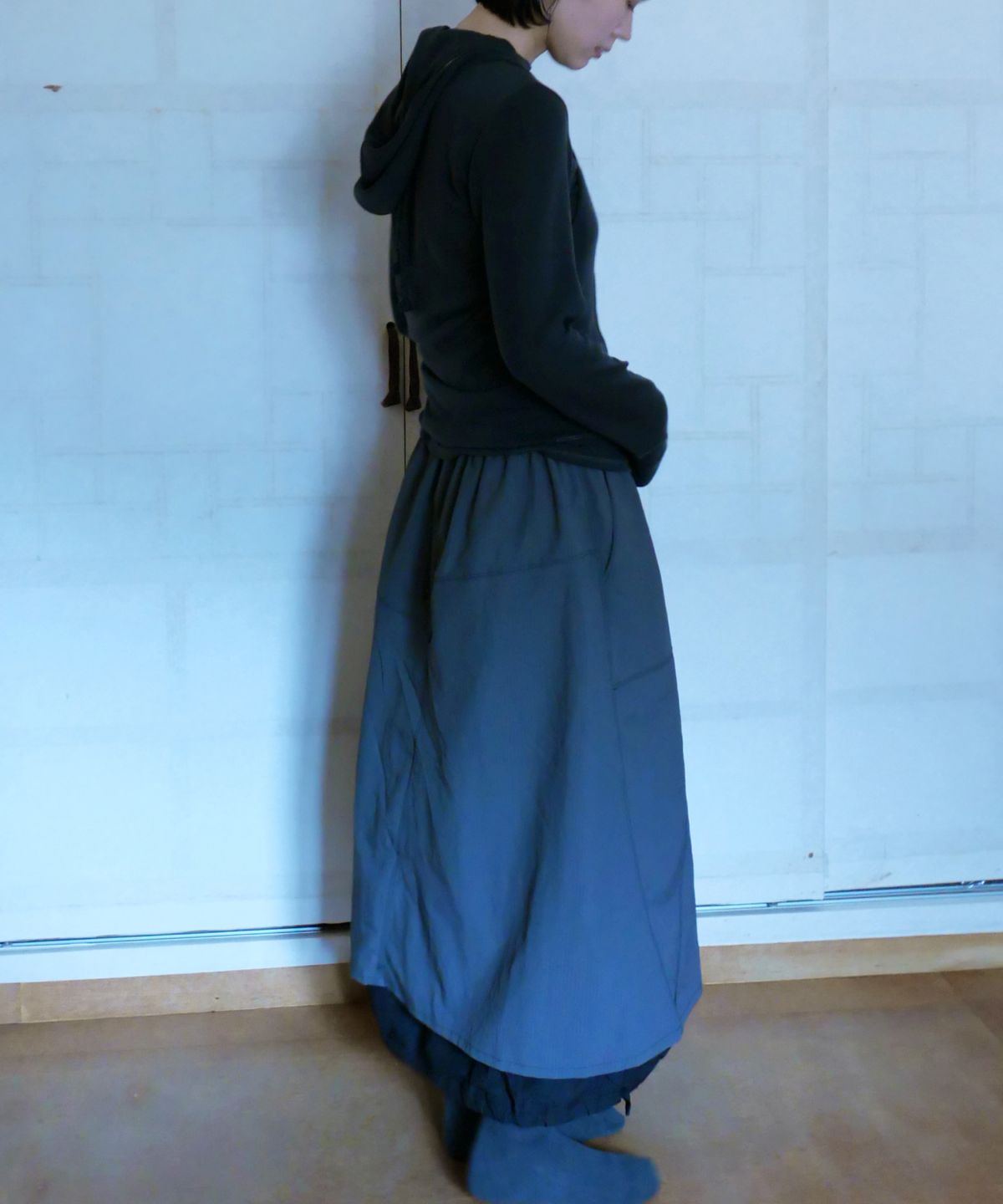 차마스포츠랩(CHAMASPORTSLAB) CSL_Ongi Reversible Skirts_Black