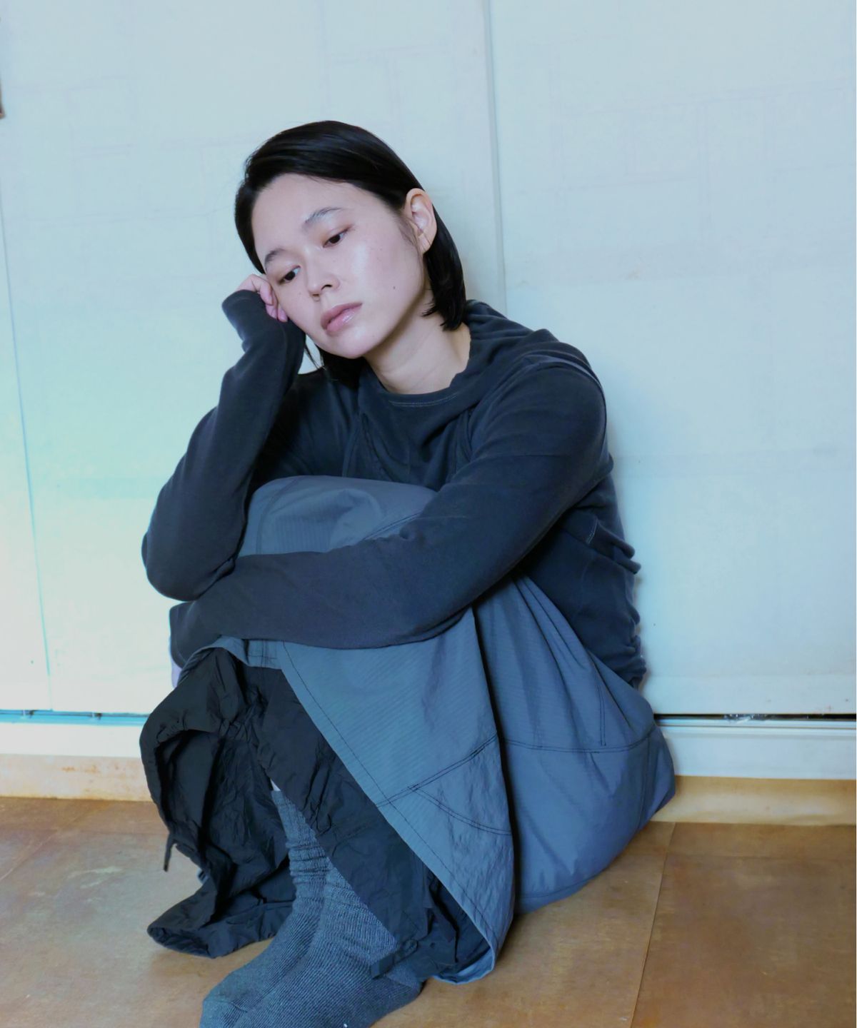 차마스포츠랩(CHAMASPORTSLAB) CSL_Ongi Reversible Skirts_Black