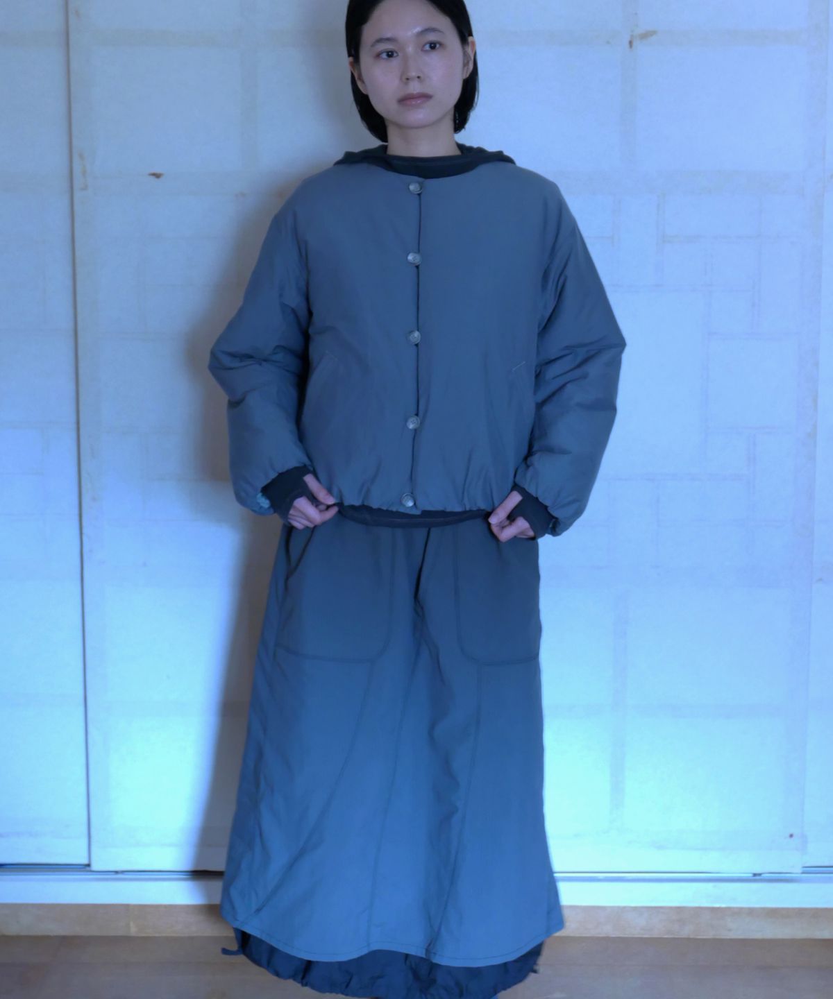 차마스포츠랩(CHAMASPORTSLAB) CSL_Ongi Reversible Skirts_Black
