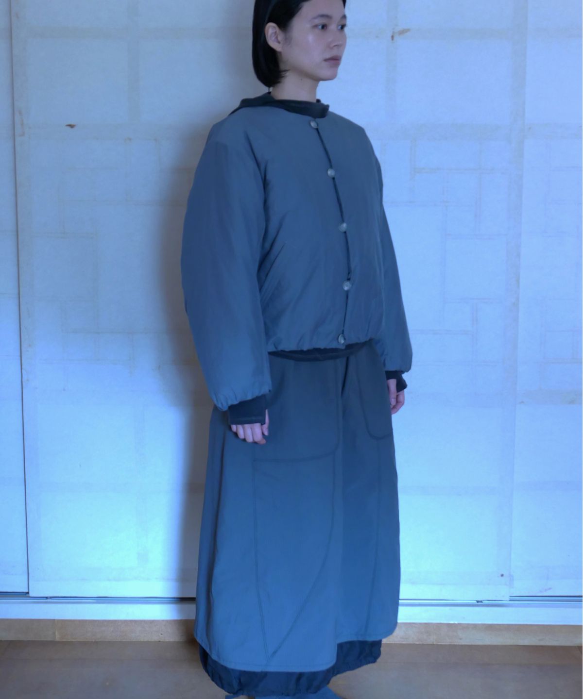 차마스포츠랩(CHAMASPORTSLAB) CSL_Ongi Reversible Skirts_Black