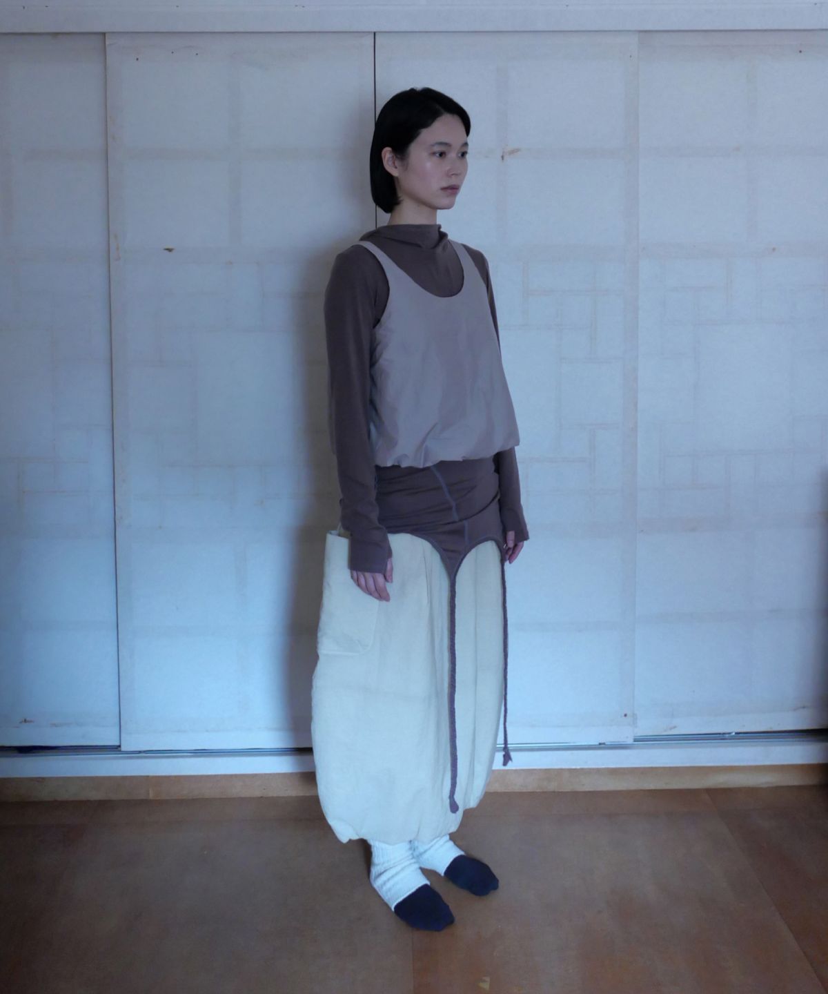 차마스포츠랩(CHAMASPORTSLAB) CSL_Ongi Padded Vest_Beige