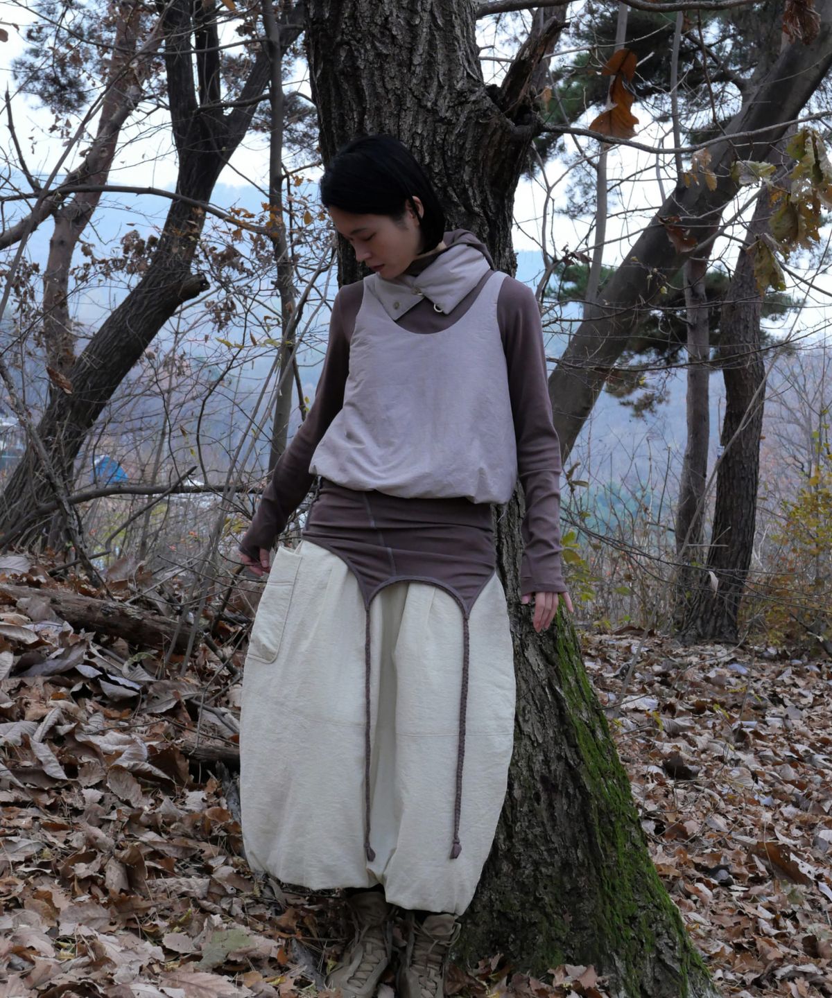 차마스포츠랩(CHAMASPORTSLAB) CSL_Ongi Padded Vest_Beige