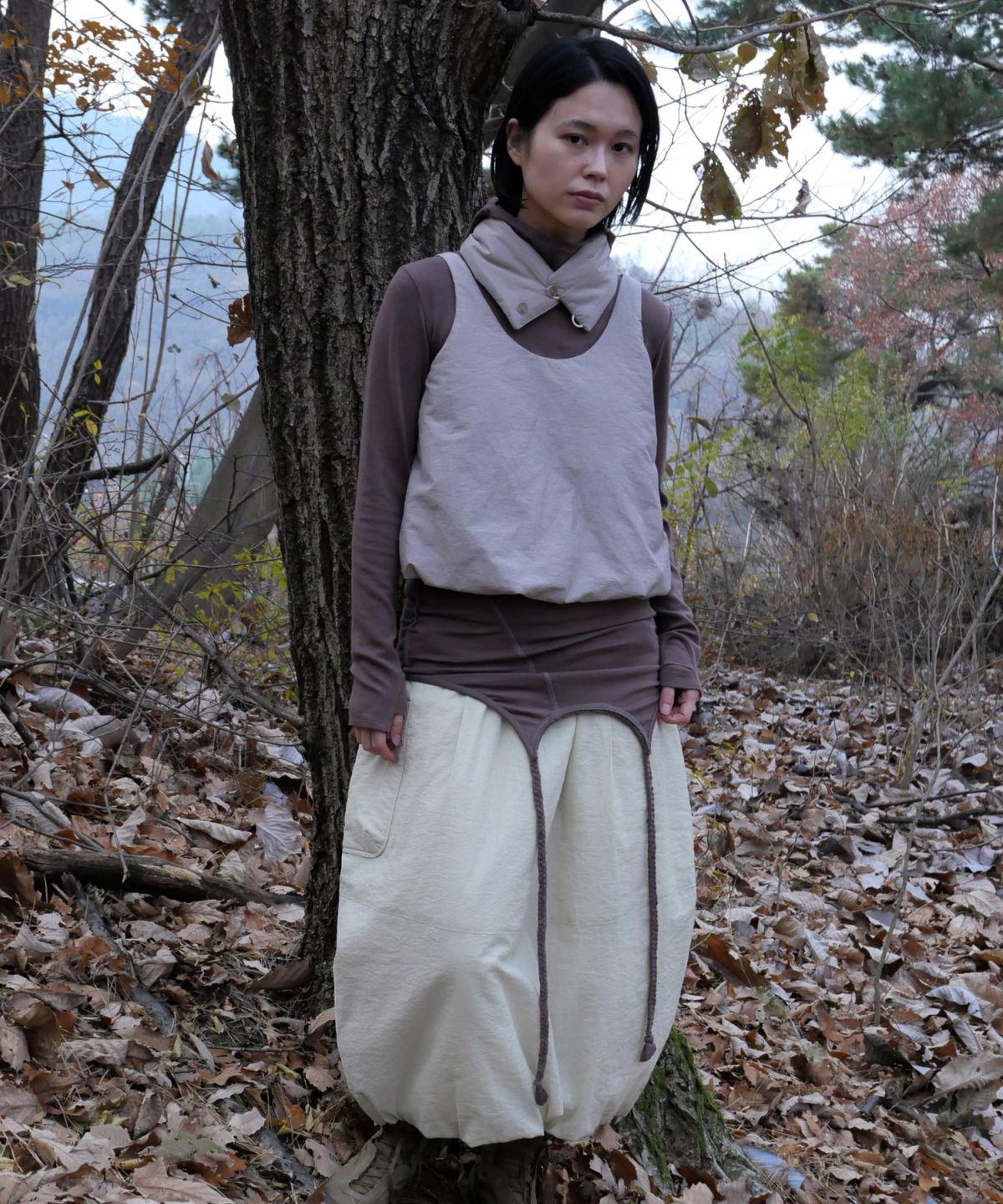 차마스포츠랩(CHAMASPORTSLAB) CSL_Ongi Padded Vest_Beige