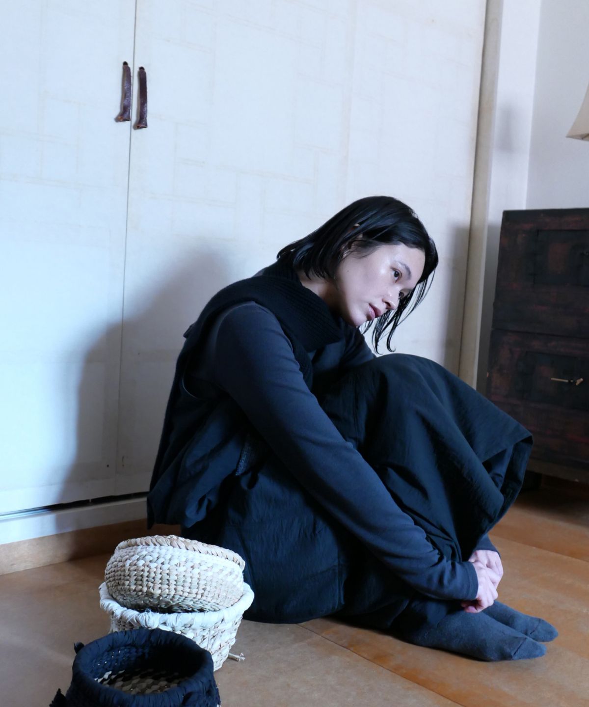 차마스포츠랩(CHAMASPORTSLAB) CSL_Ongi Padded Skirts_Black