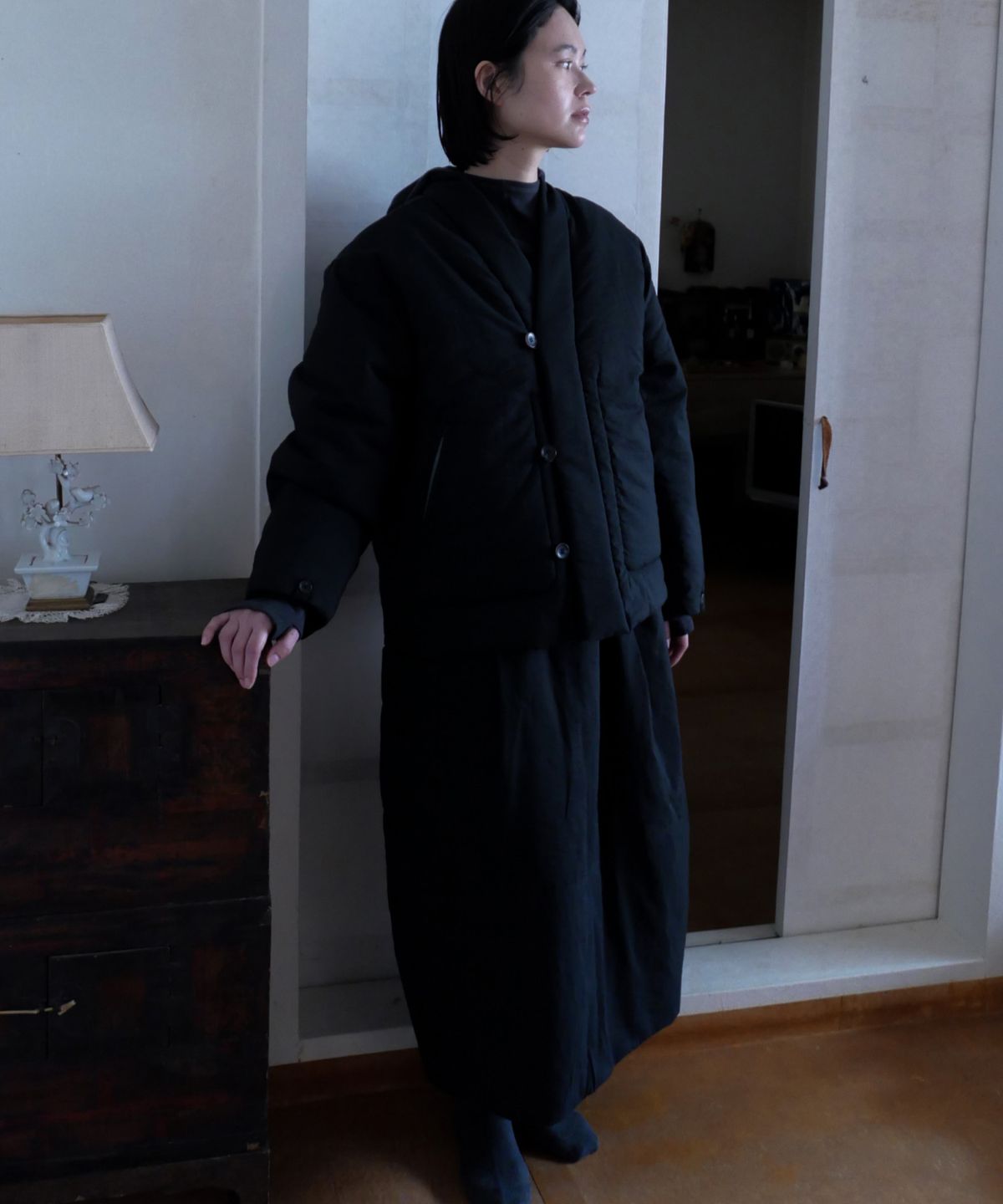 차마스포츠랩(CHAMASPORTSLAB) CSL_Ongi Padded Skirts_Black