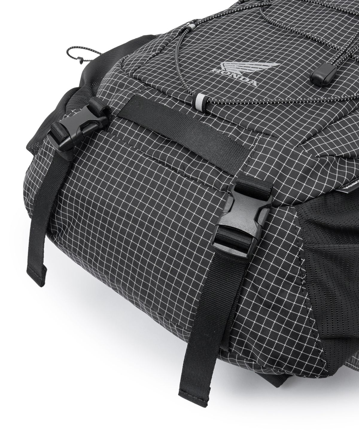 핍스 모터사이클(PHYPS MOTORCYCLE) String Wing Logo Backpack Black