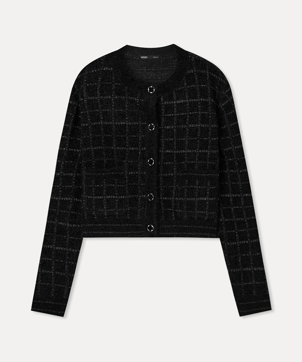 미쏘(MIXXO) 트위드 가디건_MIWCKG123T