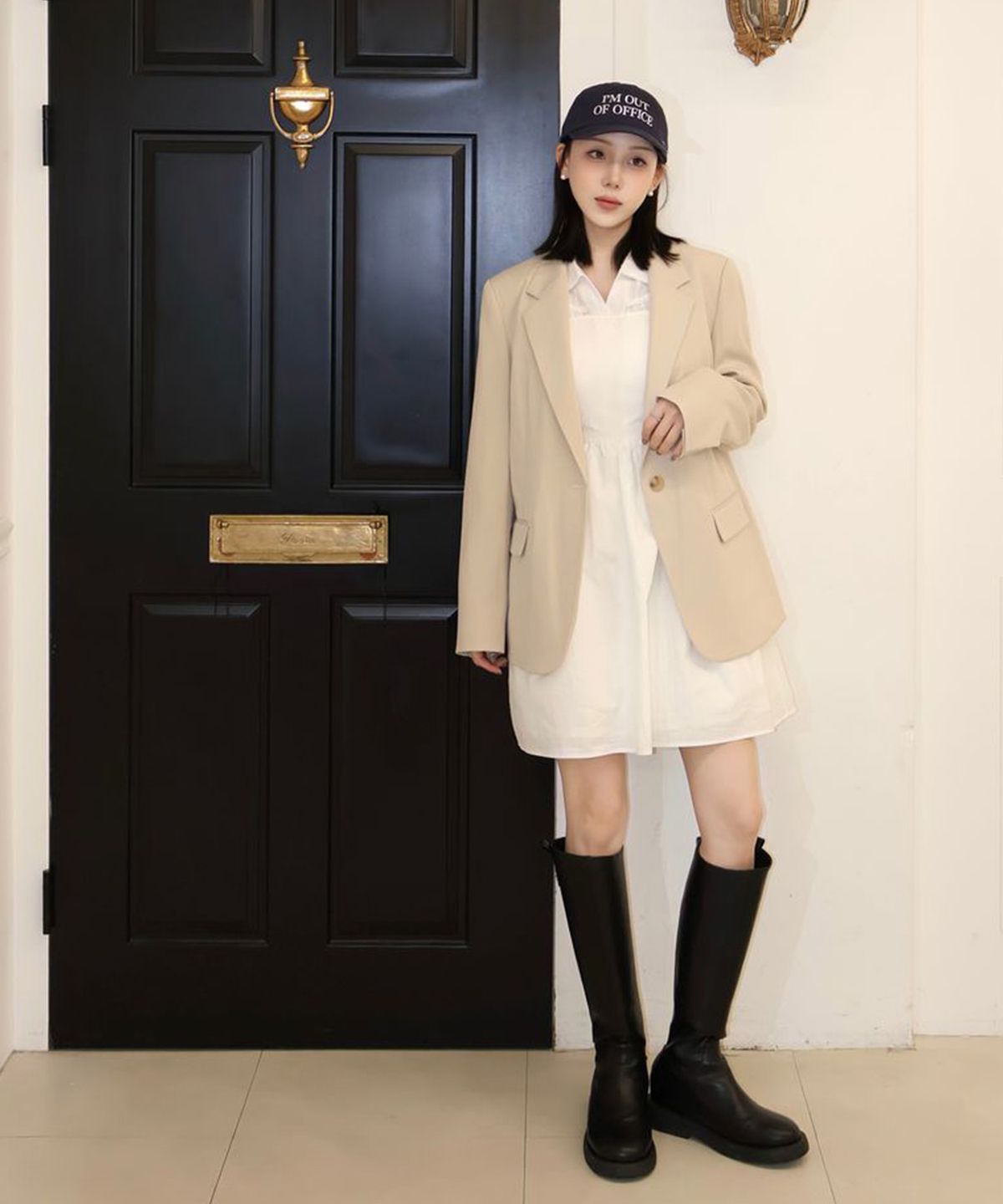 미쏘(MIXXO) 정핏 테일러드자켓_MIWJKG31PB