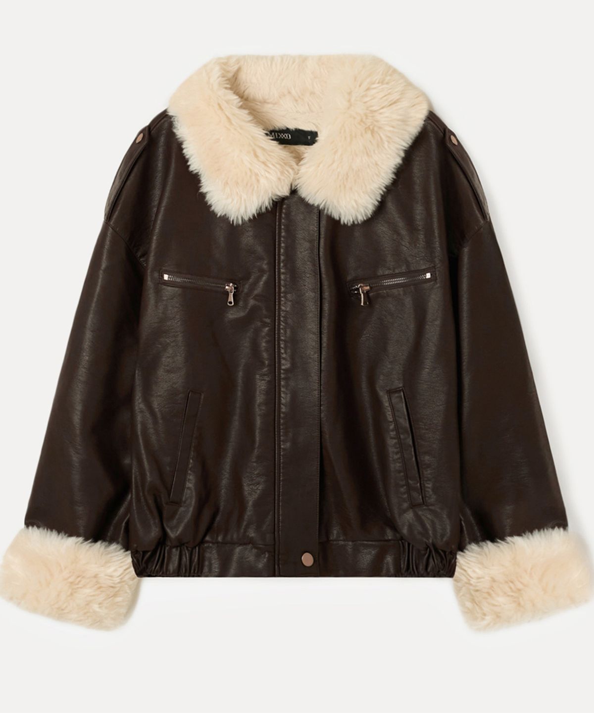 미쏘(MIXXO) 페이크퍼 무스탕_MIWJLG24SS