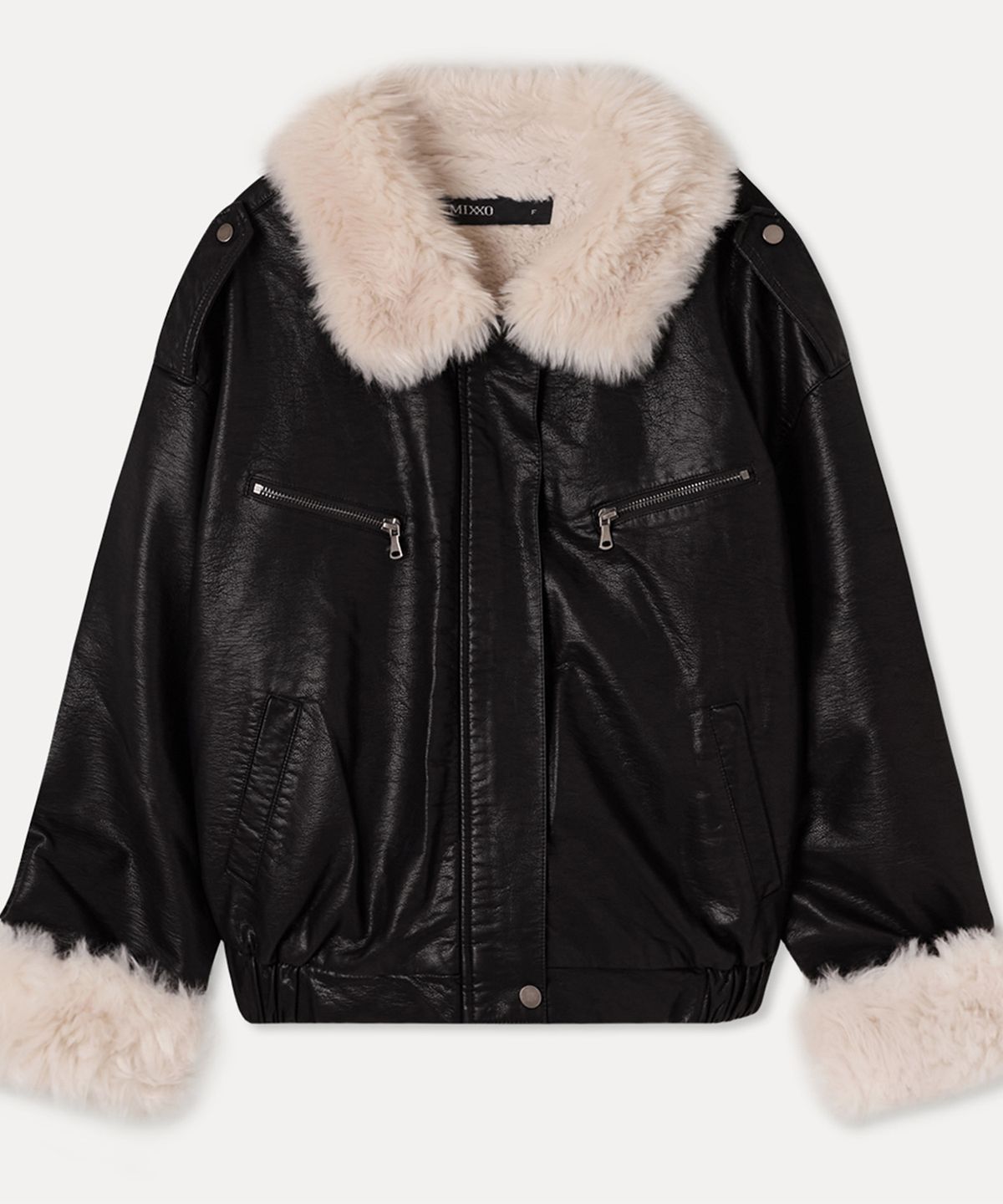 미쏘(MIXXO) 페이크퍼 무스탕_MIWJLG24SS