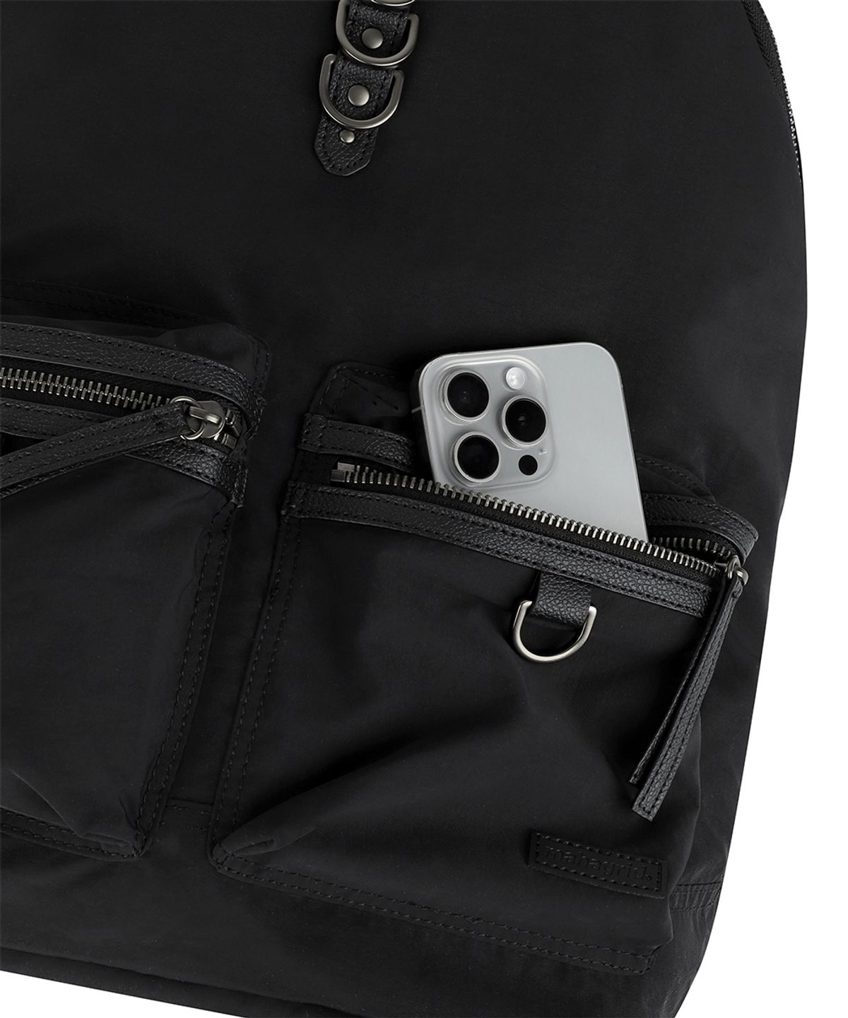 마하그리드(MAHAGRID) TWO POCKET BACKPACK BLACK(MG2GSMAB50A)