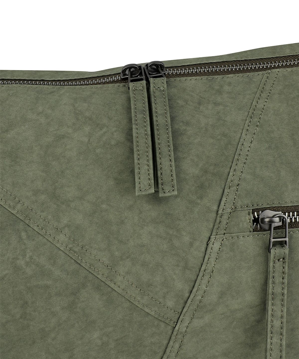 마하그리드(MAHAGRID) OVERDYED CROSS BAG KHAKI(MG2GSMAB52A)