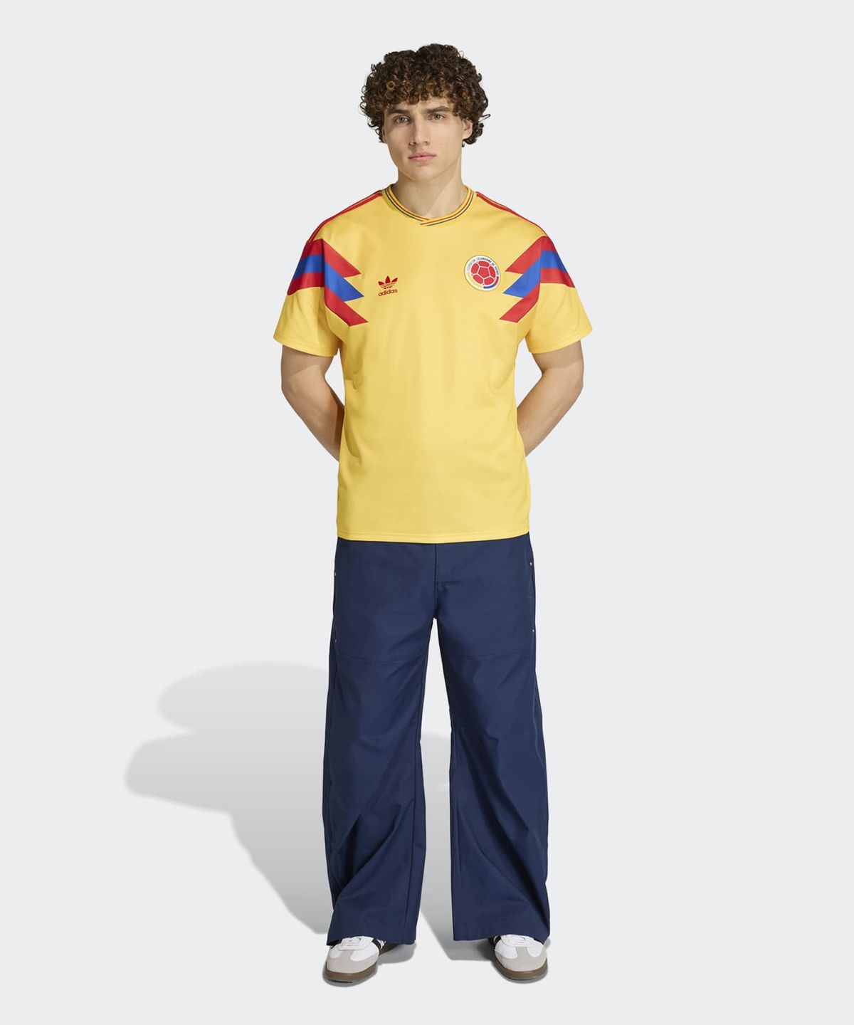 아디다스(ADIDAS) 콜롬비아 어웨이 저지 1990 - 골드 / JN3713