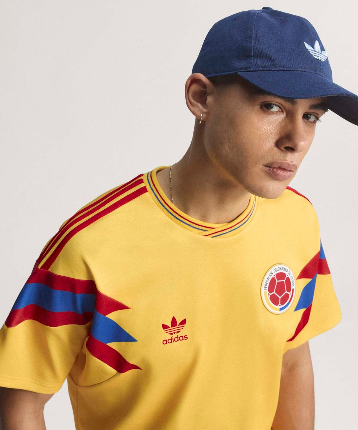 아디다스(ADIDAS) 콜롬비아 어웨이 저지 1990 - 골드 / JN3713