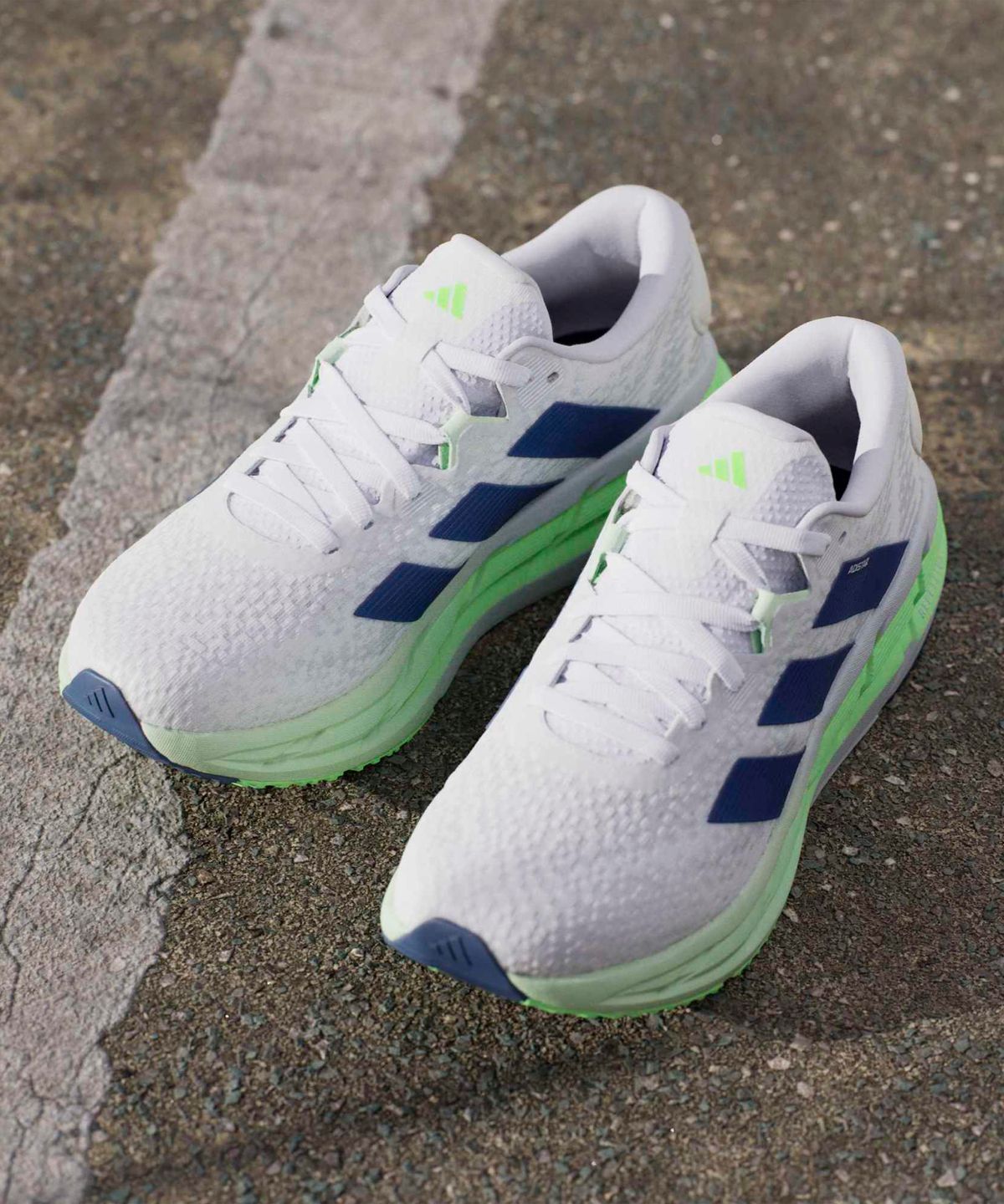 아디다스(ADIDAS) 아디스타 4 - 클라우드화이트:테크인디고:라임 / JP6574