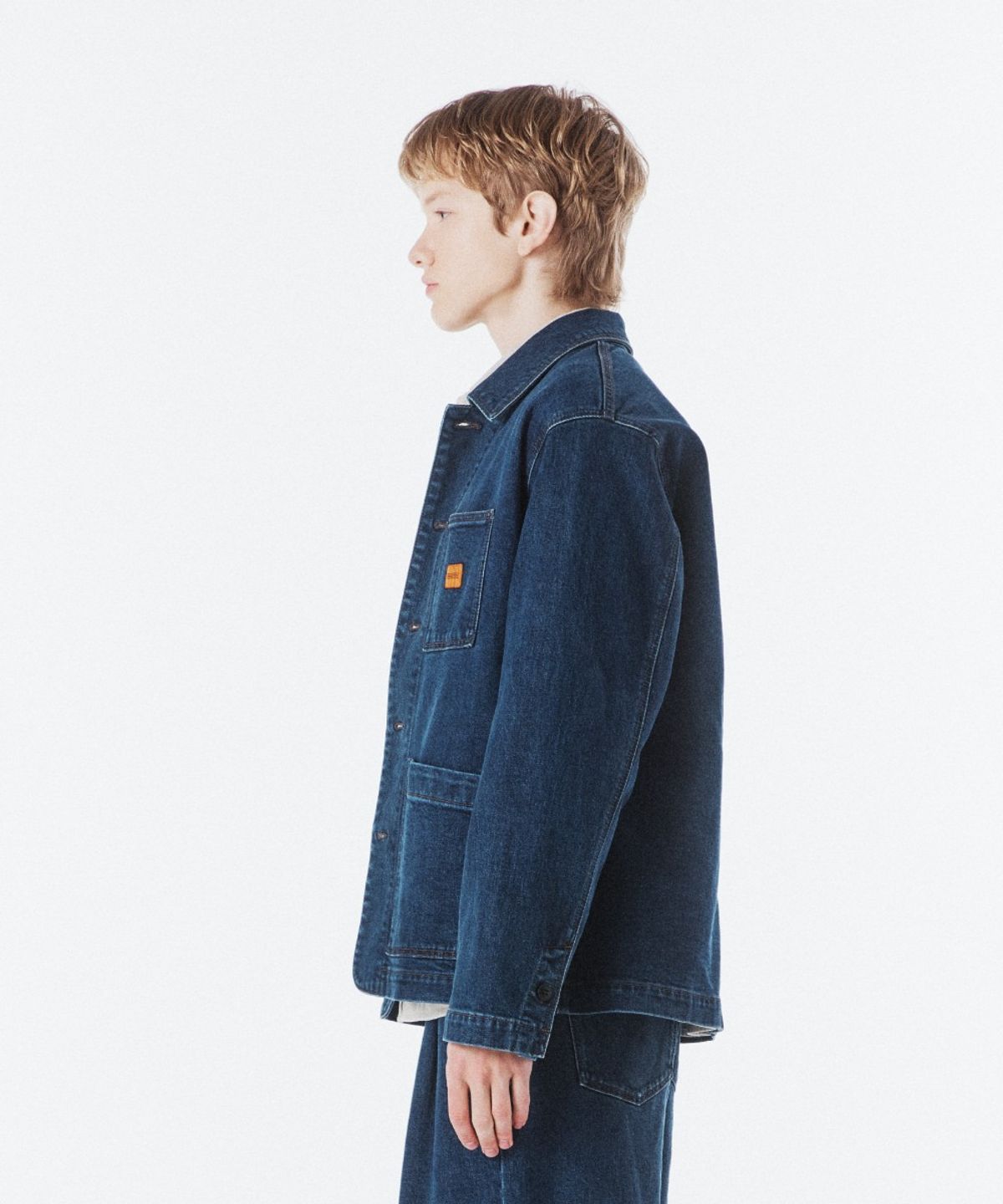 브롬톤 런던(BROMPTON LONDON) CANDIANI DENIM JACKET - D/BLUE (P261MJK461)
