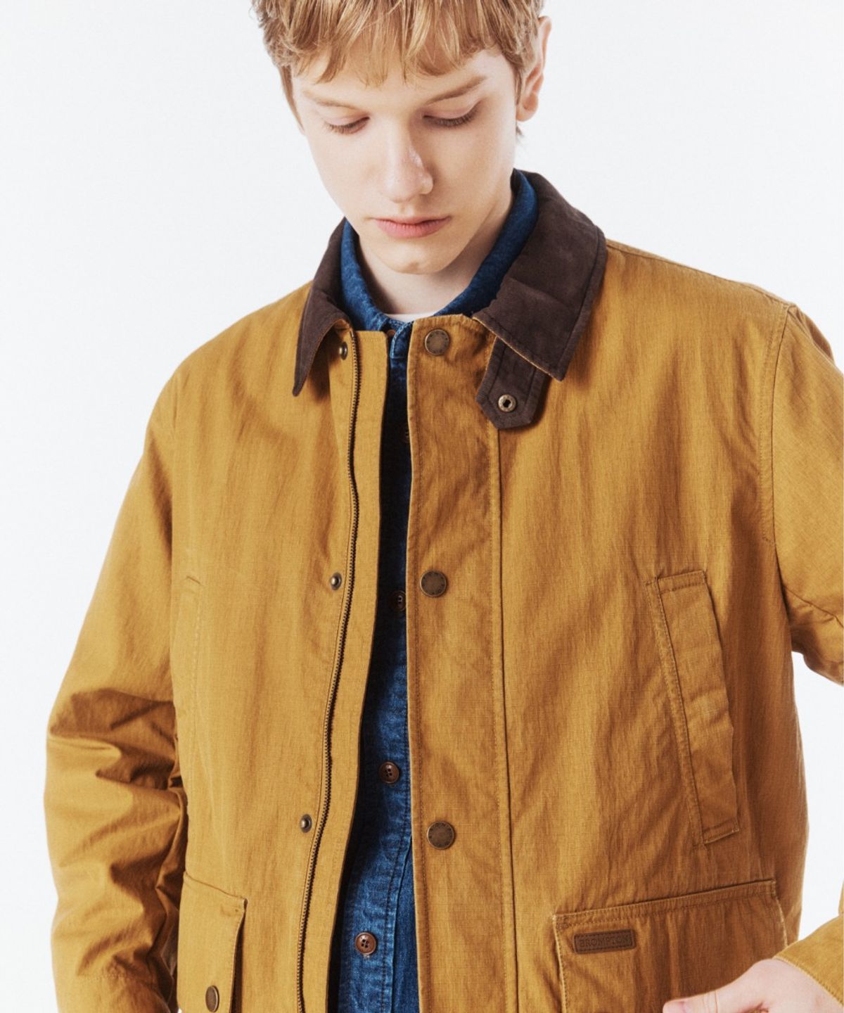 브롬톤 런던(BROMPTON LONDON) GREENFORD HUNTER JACKET - MUSTARD (P261UJK401)
