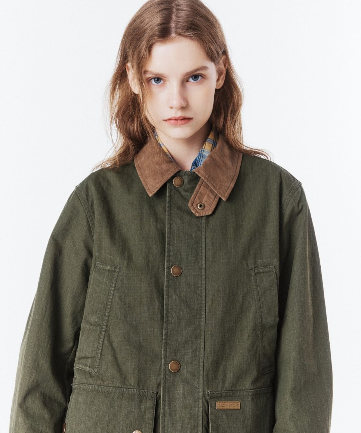 브롬톤 런던(BROMPTON LONDON) GREENFORD HUNTER JACKET - KHAKI (P261UJK401)