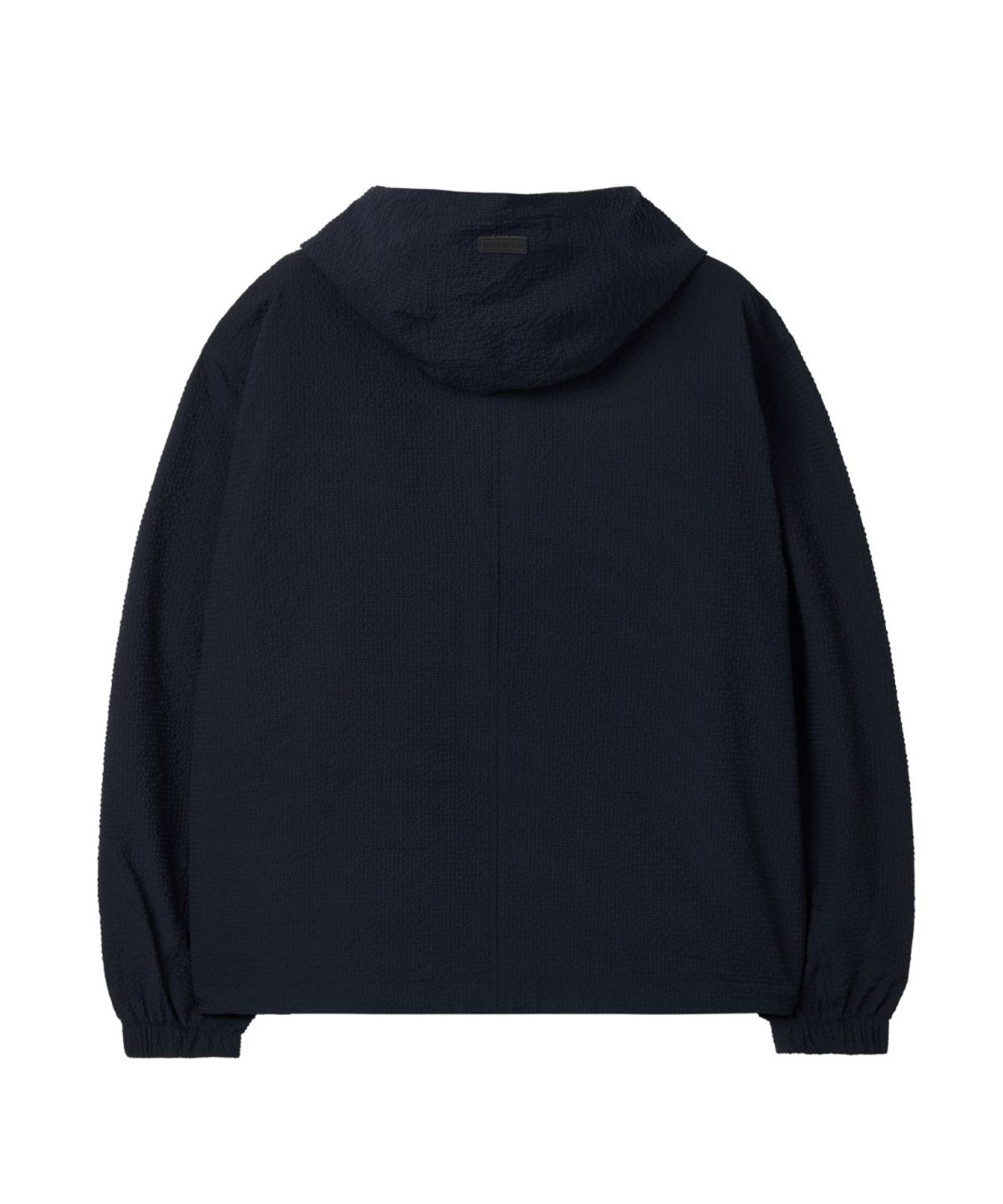 브롬톤 런던(BROMPTON LONDON) SEERSUCKER HOODIE ZIP-UP - D/NAVY (P262UJP180)