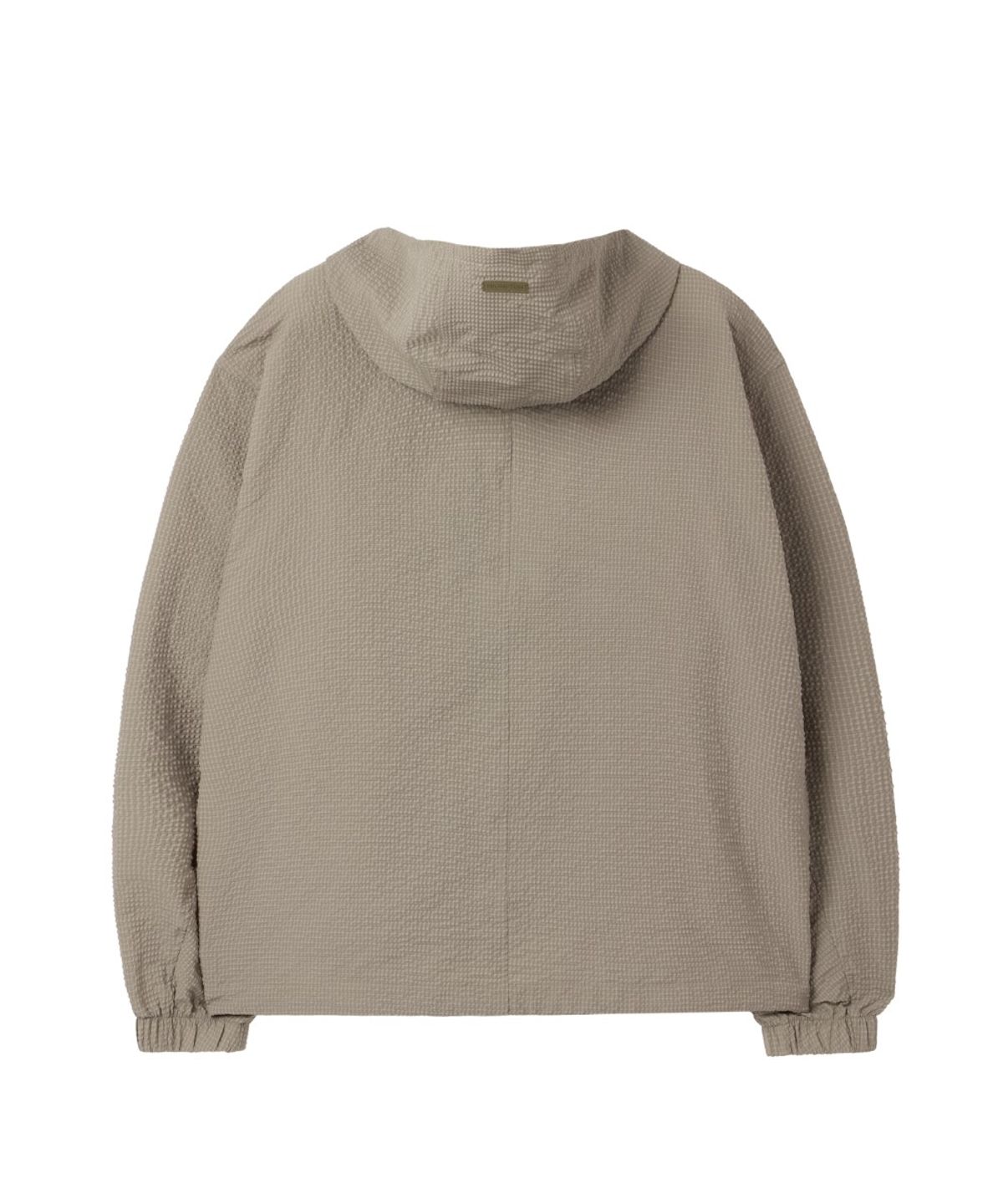 브롬톤 런던(BROMPTON LONDON) SEERSUCKER HOODIE ZIP-UP - BEIGE (P262UJP180)