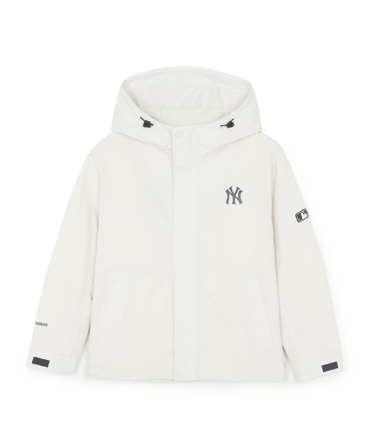 엠엘비(MLB) 고프코어 2L 커브 바람막이 NY (D.Cream)