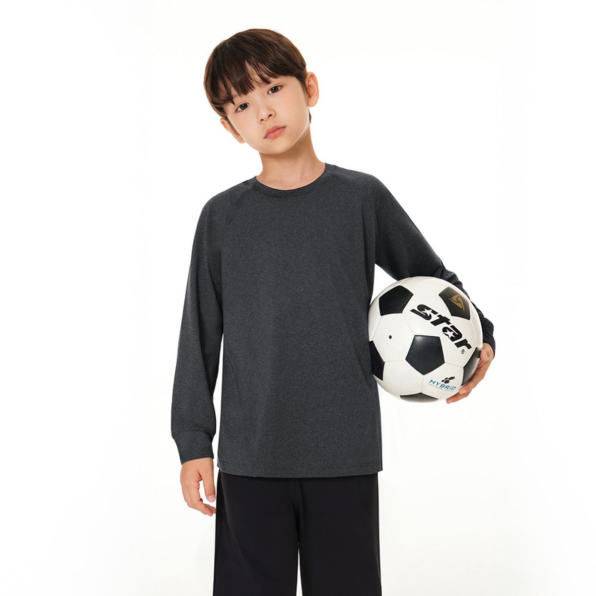 안다르 키즈(ANDAR KIDS) 키즈 파우더 퍼포먼스 긴팔티