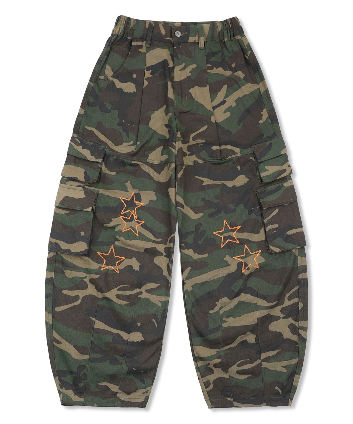글랙(GLACK) GP163 스타포인트 카모 카고 팬츠 (GREEN CAMO)