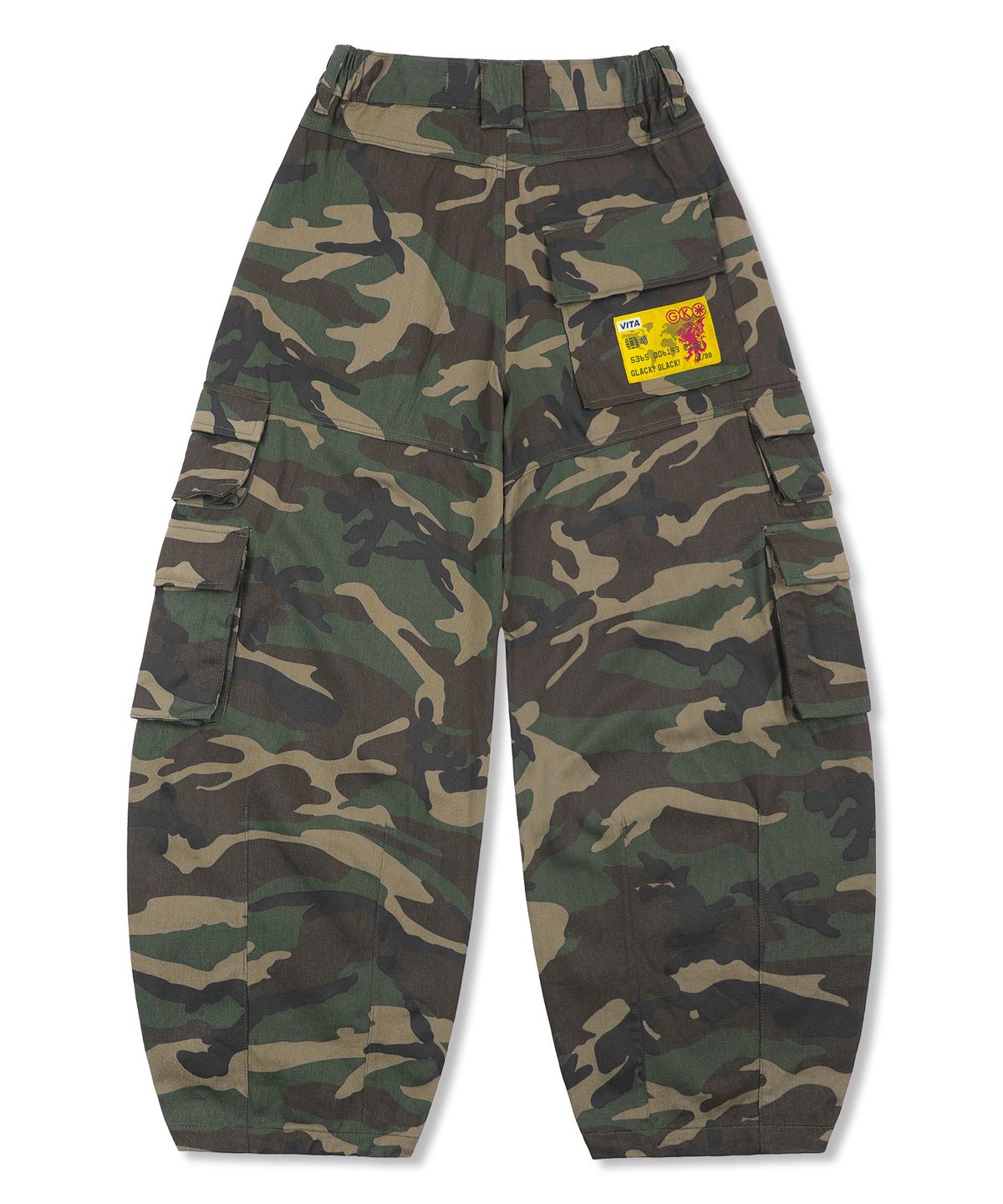 글랙(GLACK) GP163 스타포인트 카모 카고 팬츠 (GREEN CAMO)
