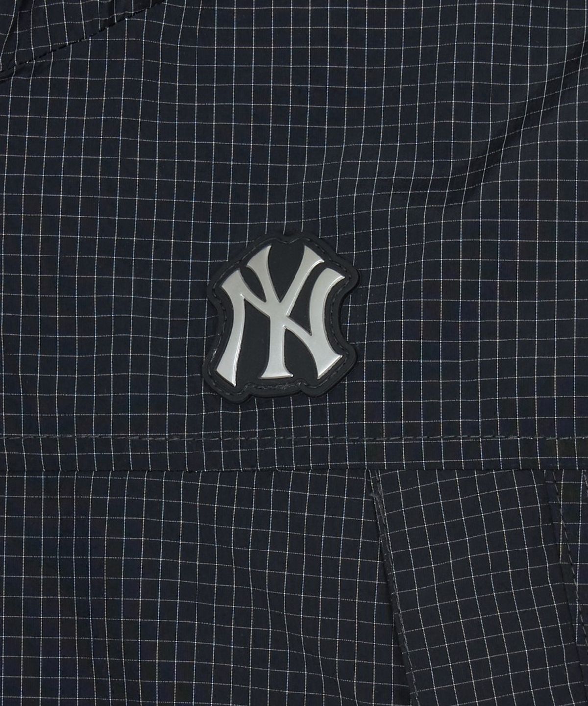엠엘비 키즈(MLB KIDS) 스트릿 체크 립스탑 바람막이 NY (Black)