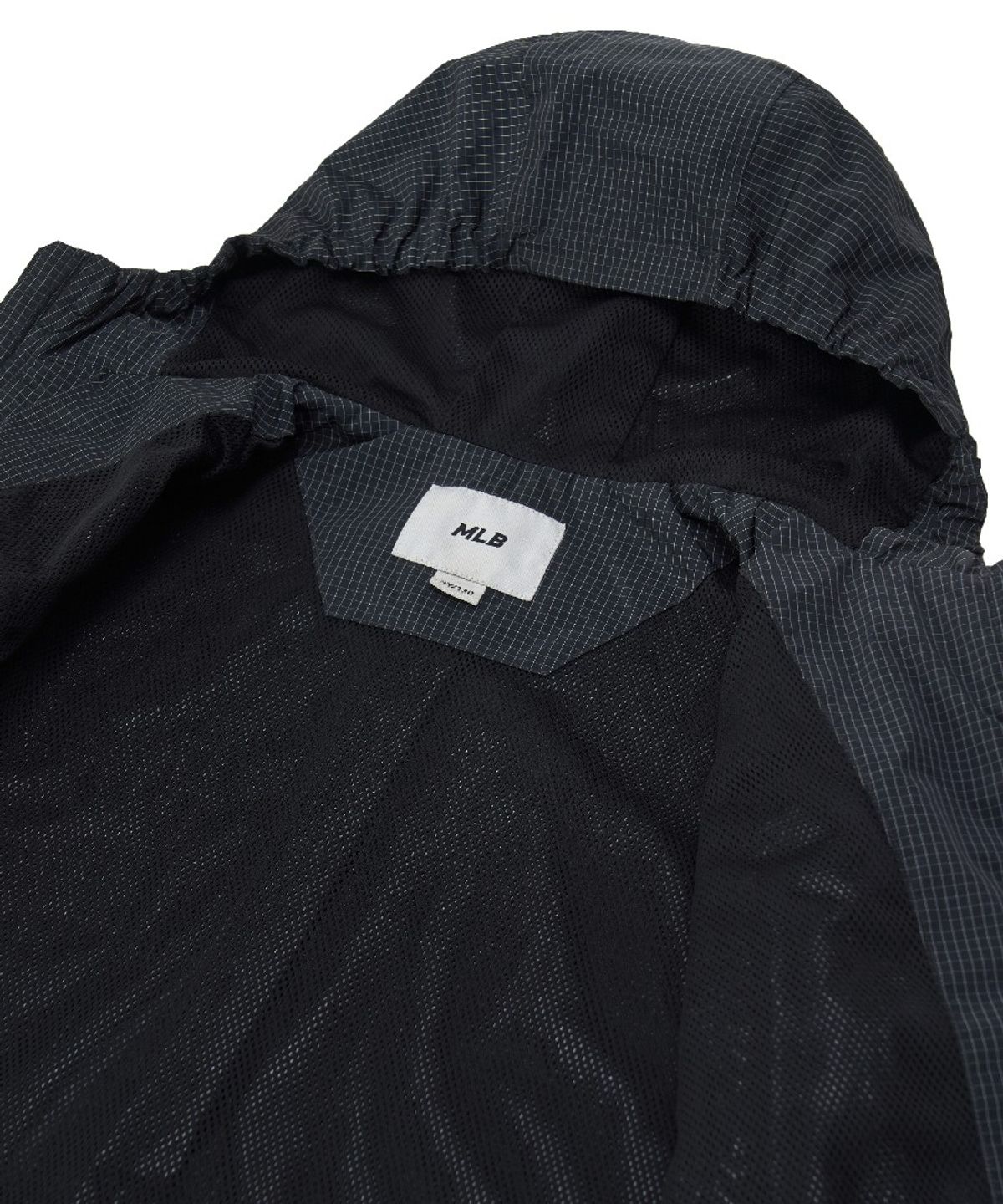 엠엘비 키즈(MLB KIDS) 스트릿 체크 립스탑 바람막이 NY (Black)
