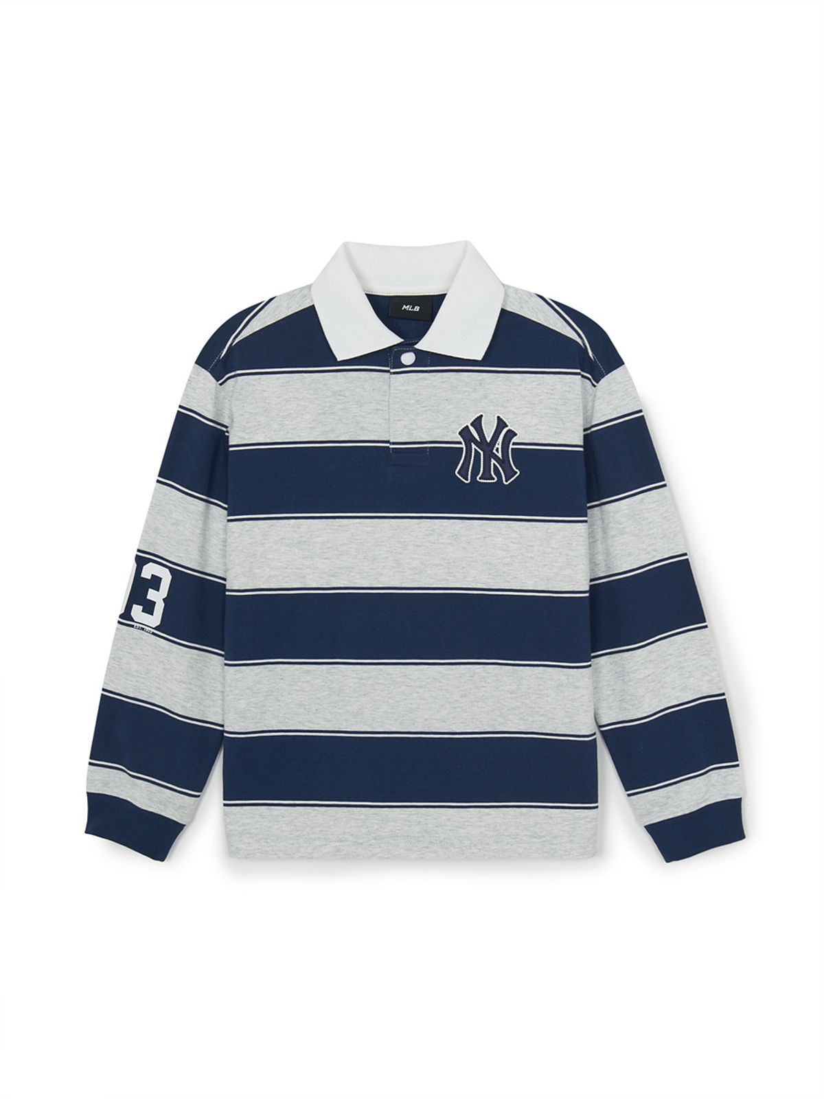 엠엘비 키즈(MLB KIDS) 바시티 럭비 티셔츠 NY (Navy)