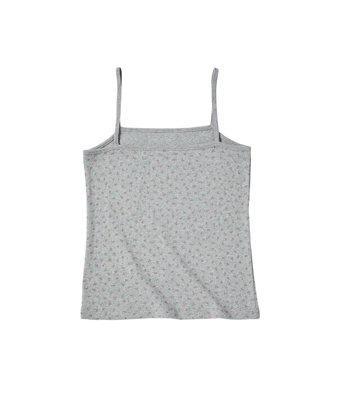 꼬모니노즈(COMONINOZ) W MINI FLOWER SLEEVELESS [GRAY]