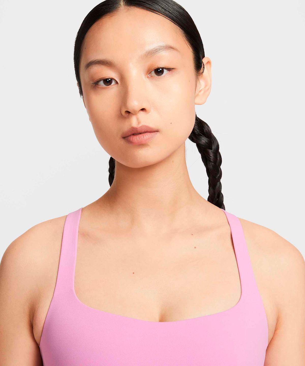 나이키(NIKE) 젠비 라이트 서포트 스포츠 브라 탱크 W - 라이트 마젠타:화이트 / IB9873-503