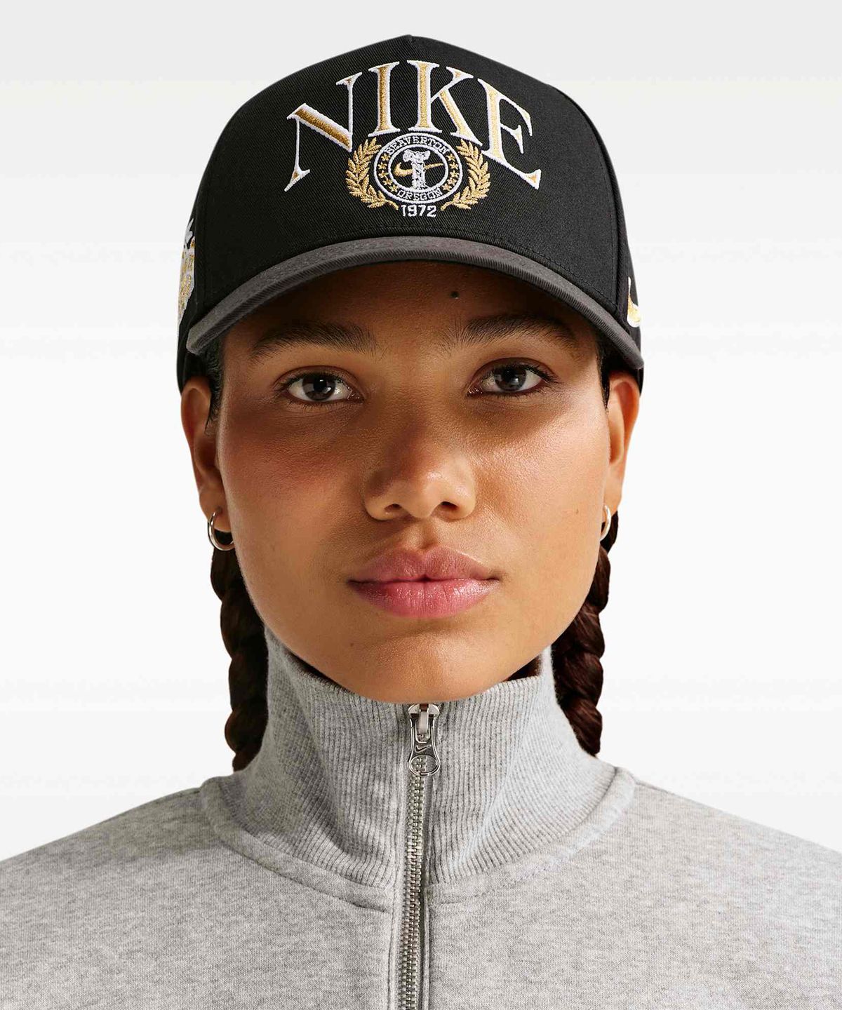 나이키(NIKE) 라이즈 스트럭처 A 프레임 캡 - 블랙:앤트러사이트:블랙 / IH8778-010