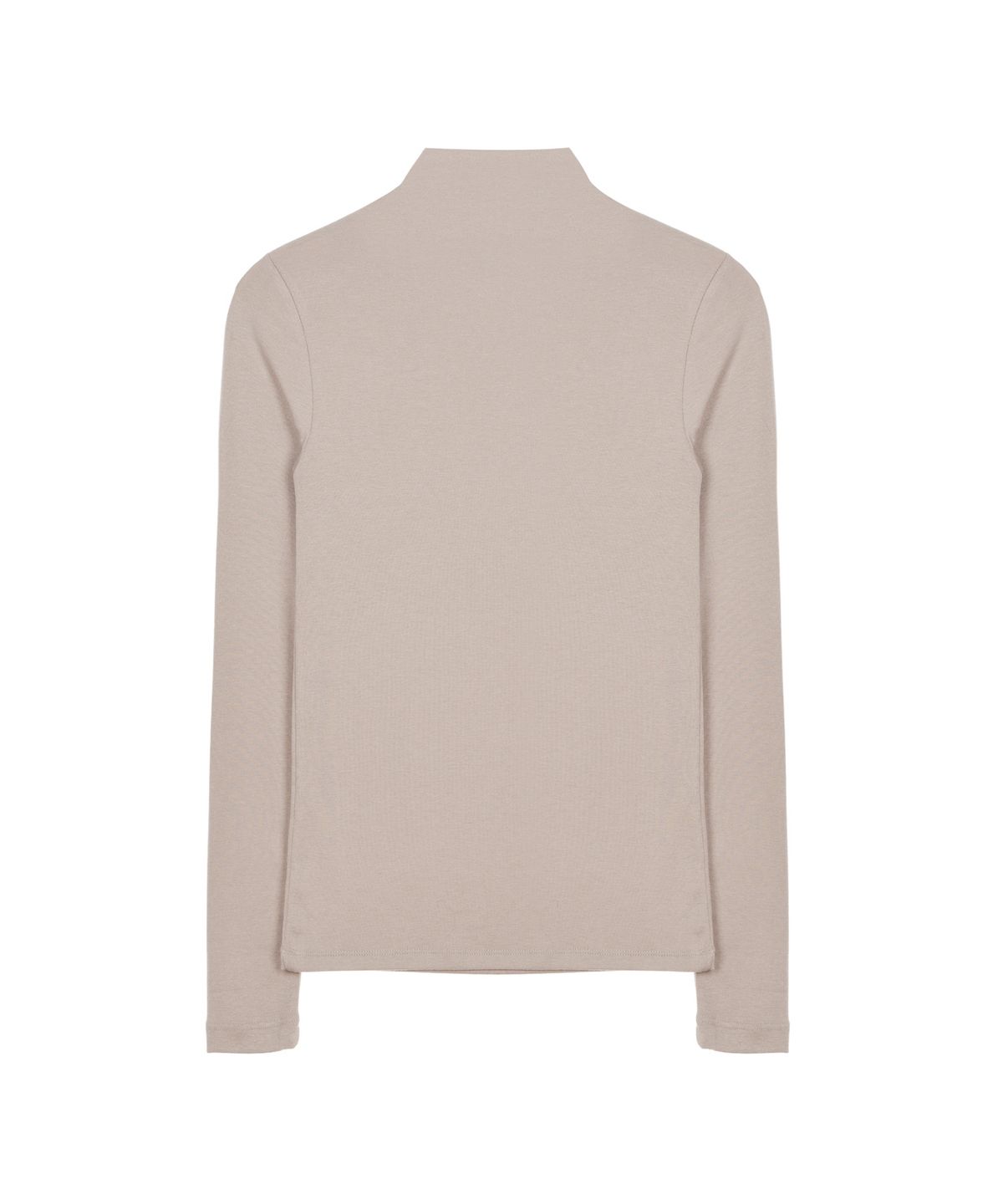 닉앤니콜(NICK&NICOLE) [ESSENTIAL] HIGH NECK SLIM TOP_BEIGE