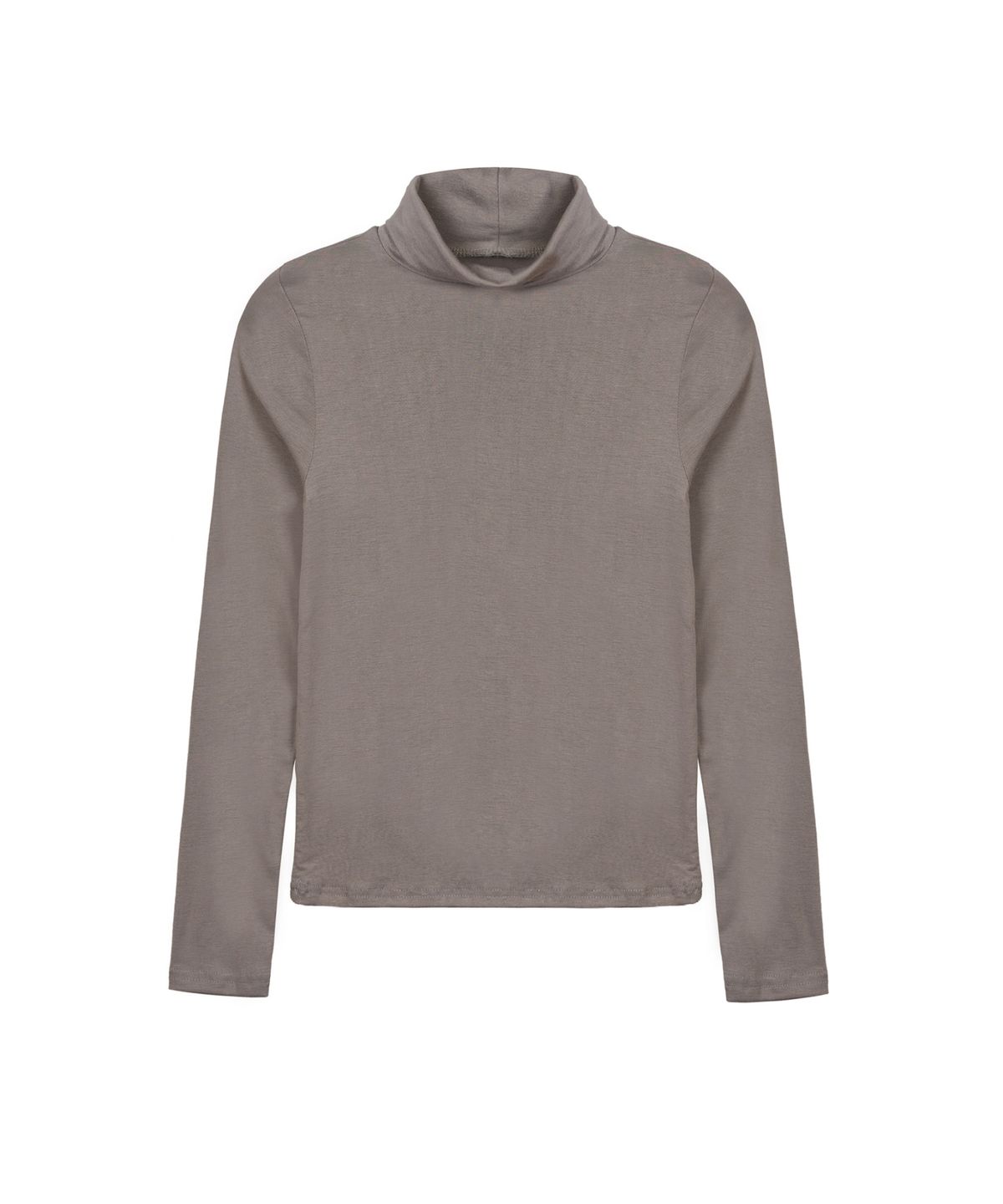 닉앤니콜(NICK&NICOLE) [ESSENTIAL] SLIM TURTLENECK TOP_COCOA